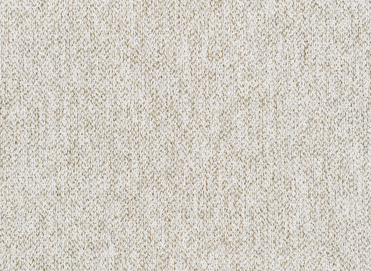 Divano angolare in tessuto strutturato beige CLARISSE - Angolo destro