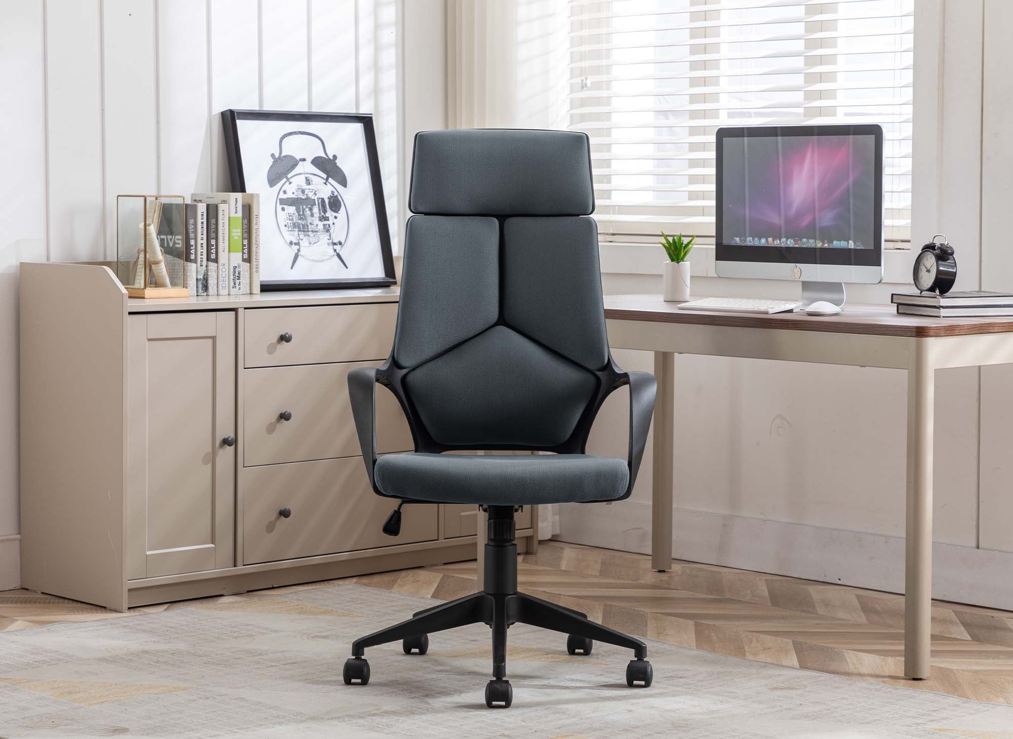 Fauteuil de bureau gris OMEGA