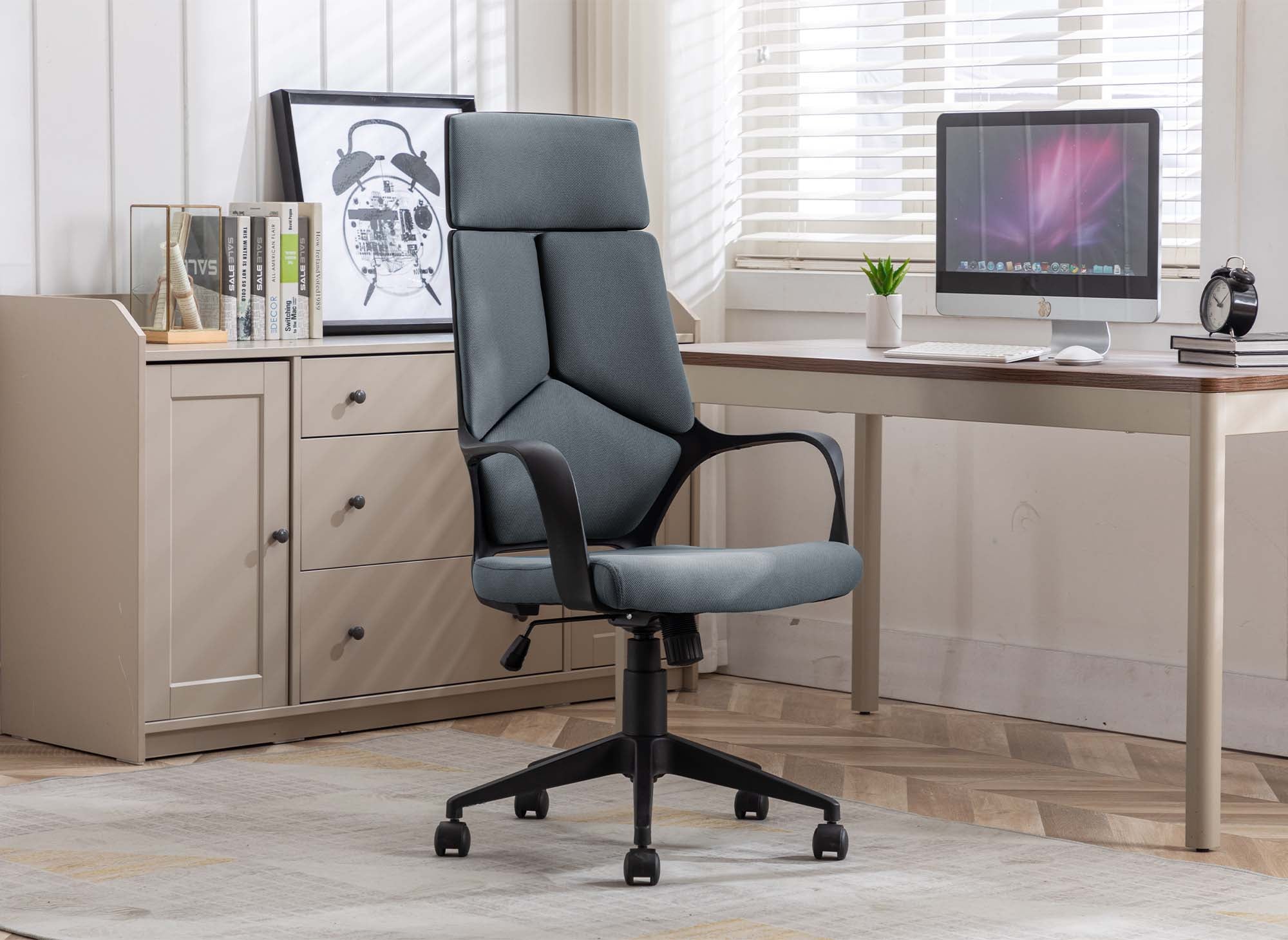 Fauteuil de bureau gris OMEGA