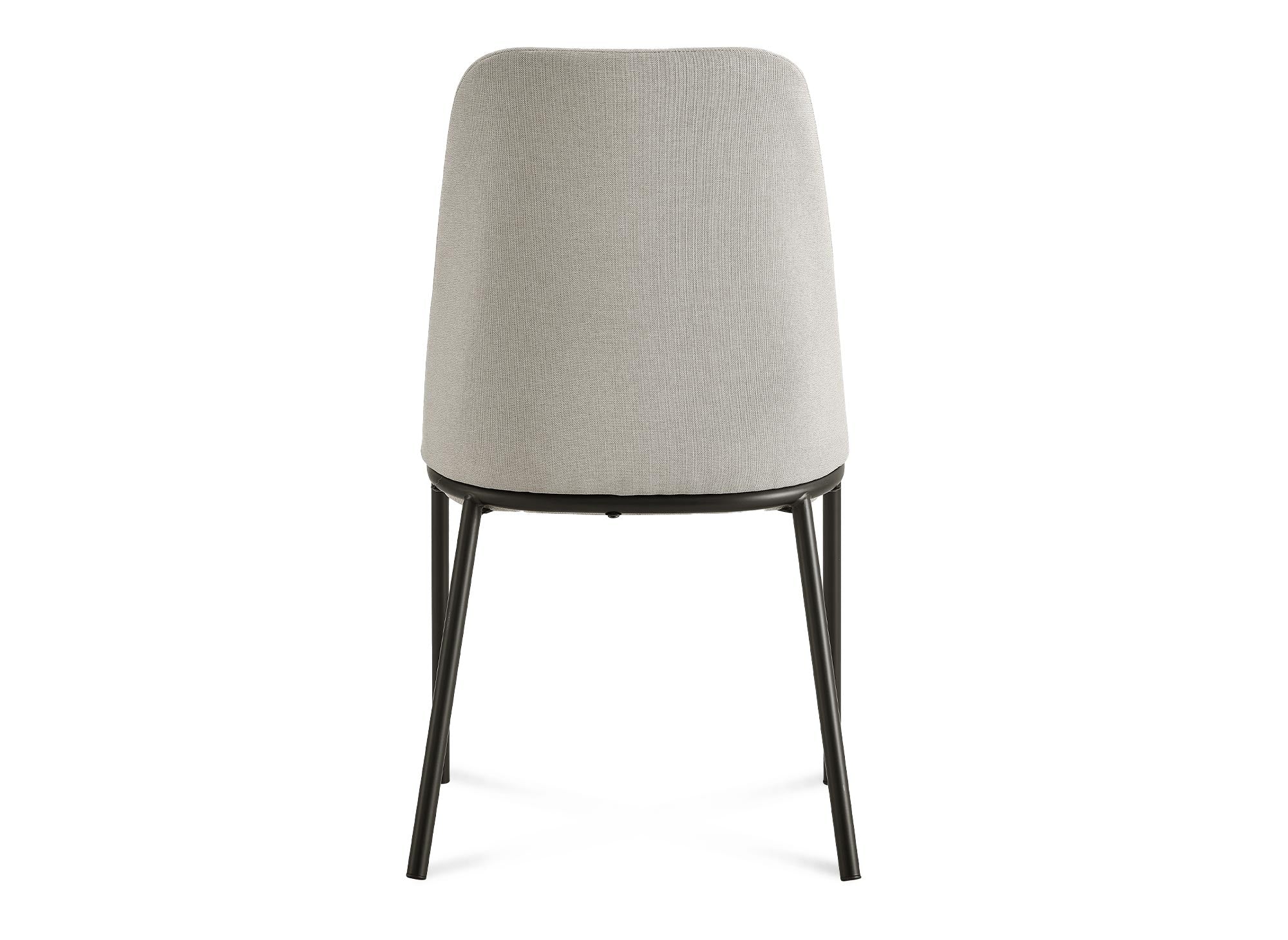 Lot de 2 chaises en tissu beige APRIL