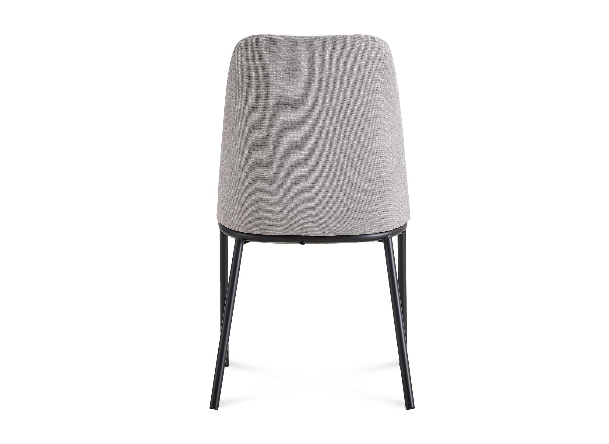 Lot de 2 chaises en tissu gris APRIL