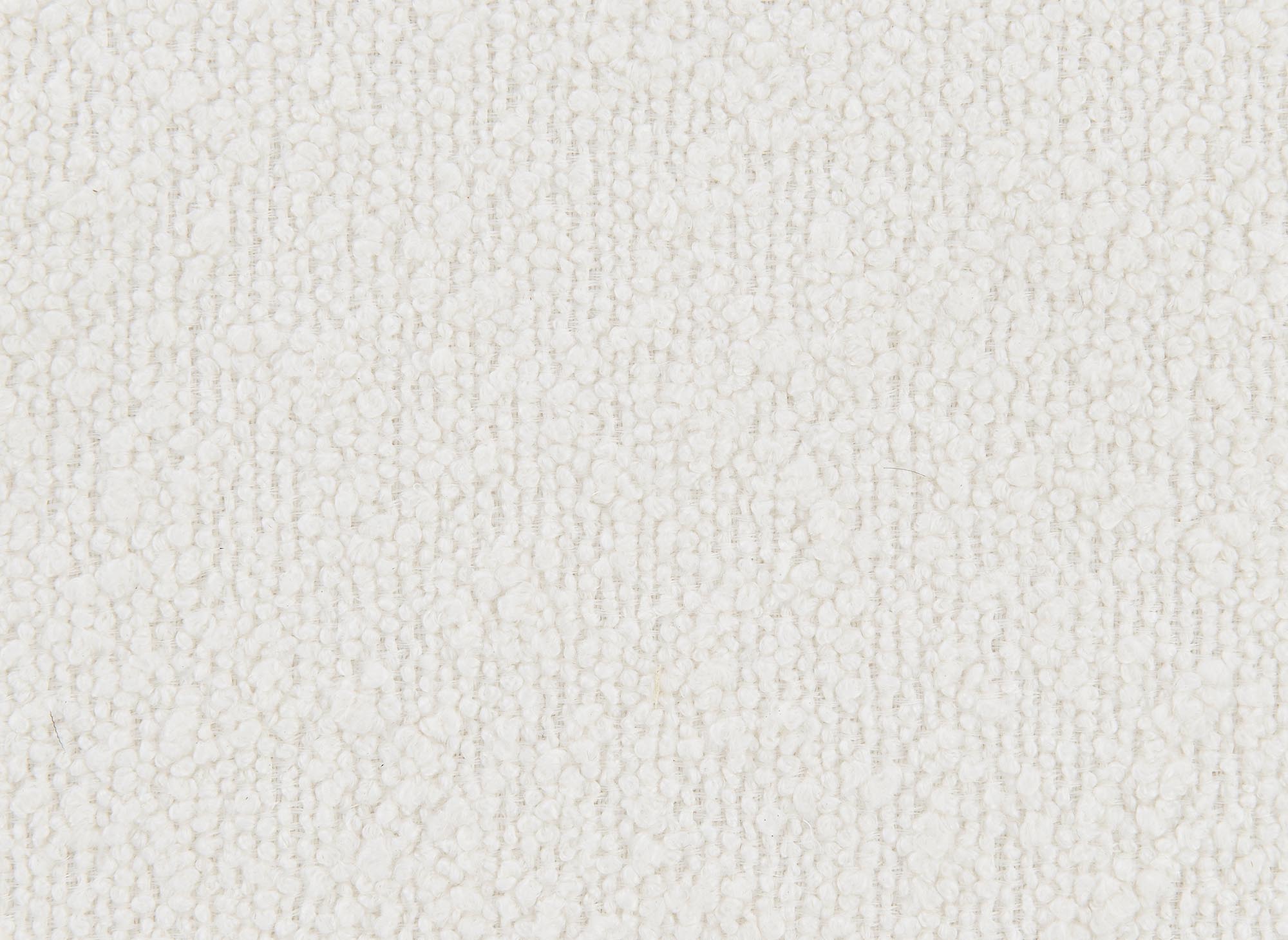 Fauteuil effet peau de mouton blanc écru BELLA