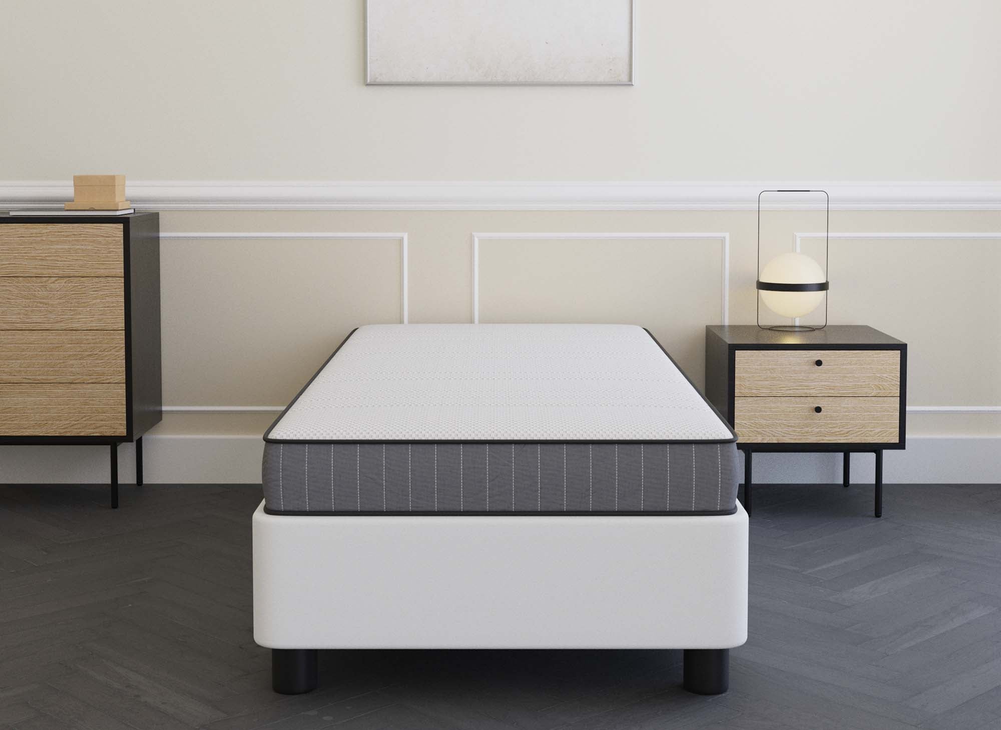 Matelas en mousse 90 x 190 cm épaisseur 15 cm WOLK