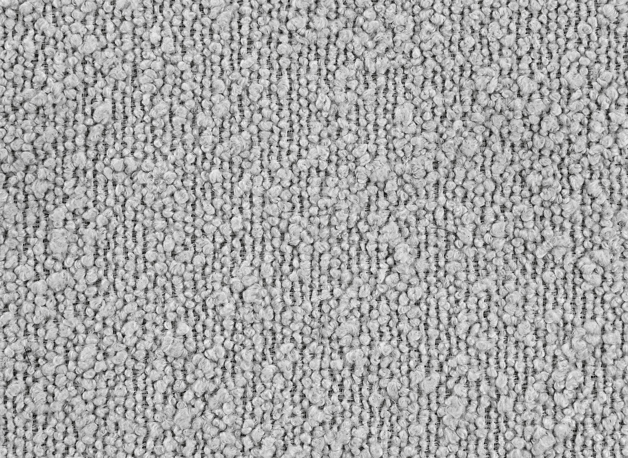 Canapé d'angle effet peau de mouton gris BELLA - Angle droit