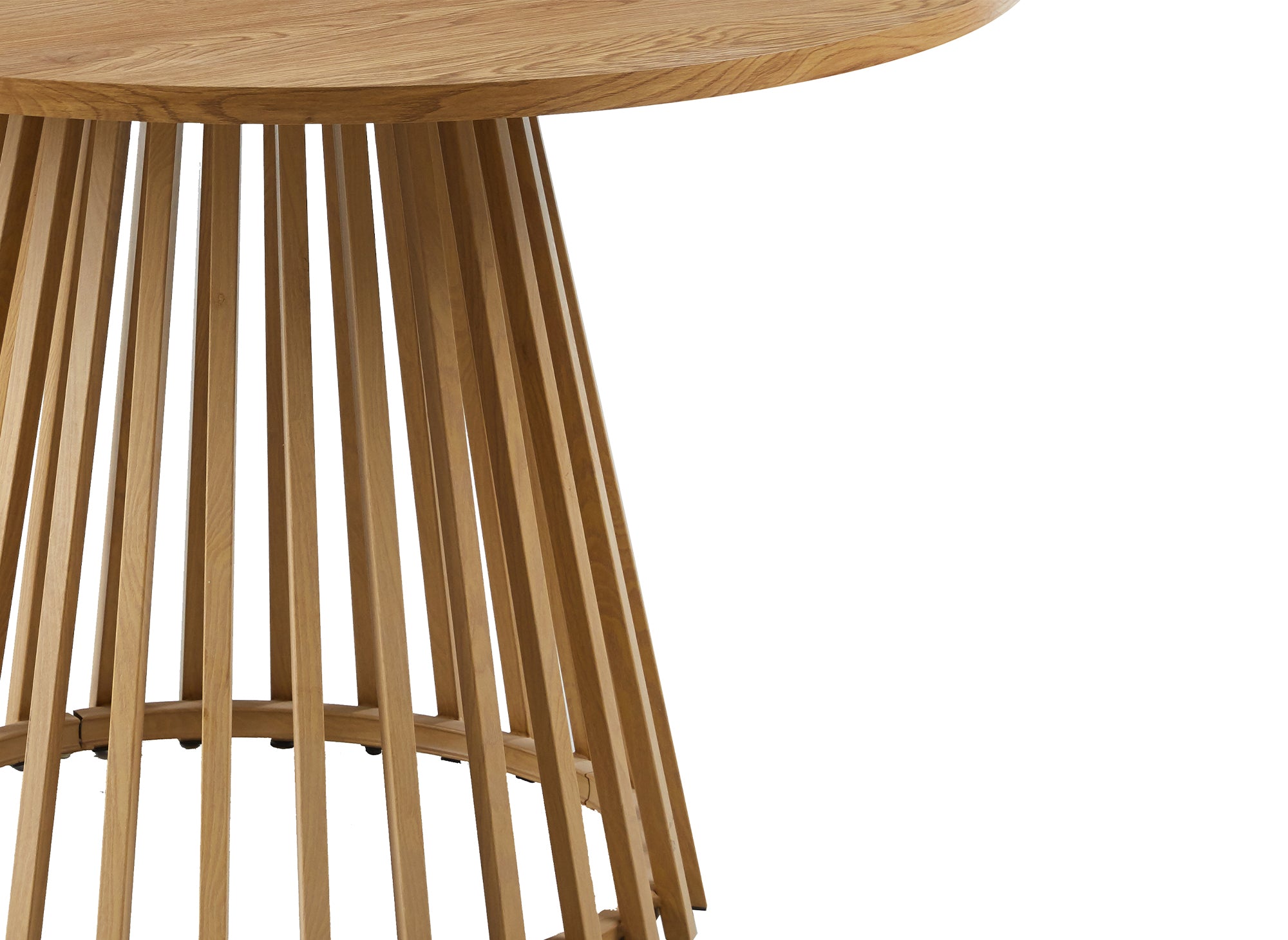 Table à manger ronde pied design HIBEA