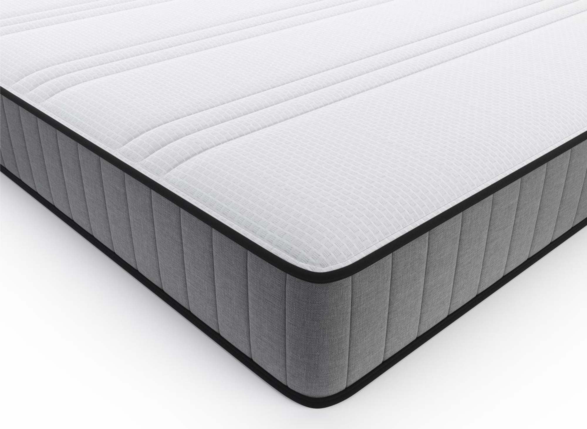 Ensemble 140x190 sommier tapissier & Matelas en mousse 15 cm - WOLK