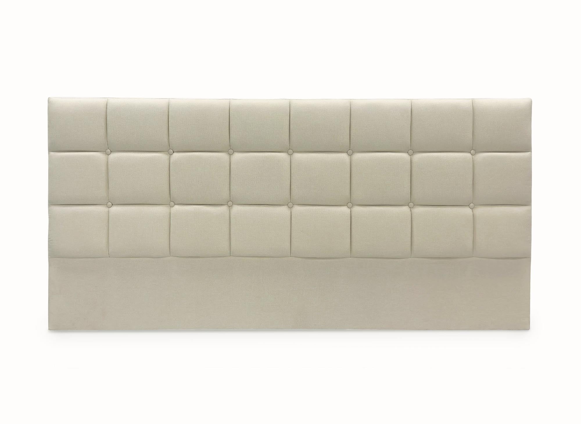 Tête de lit en tissu beige design 180 cm ALVERA