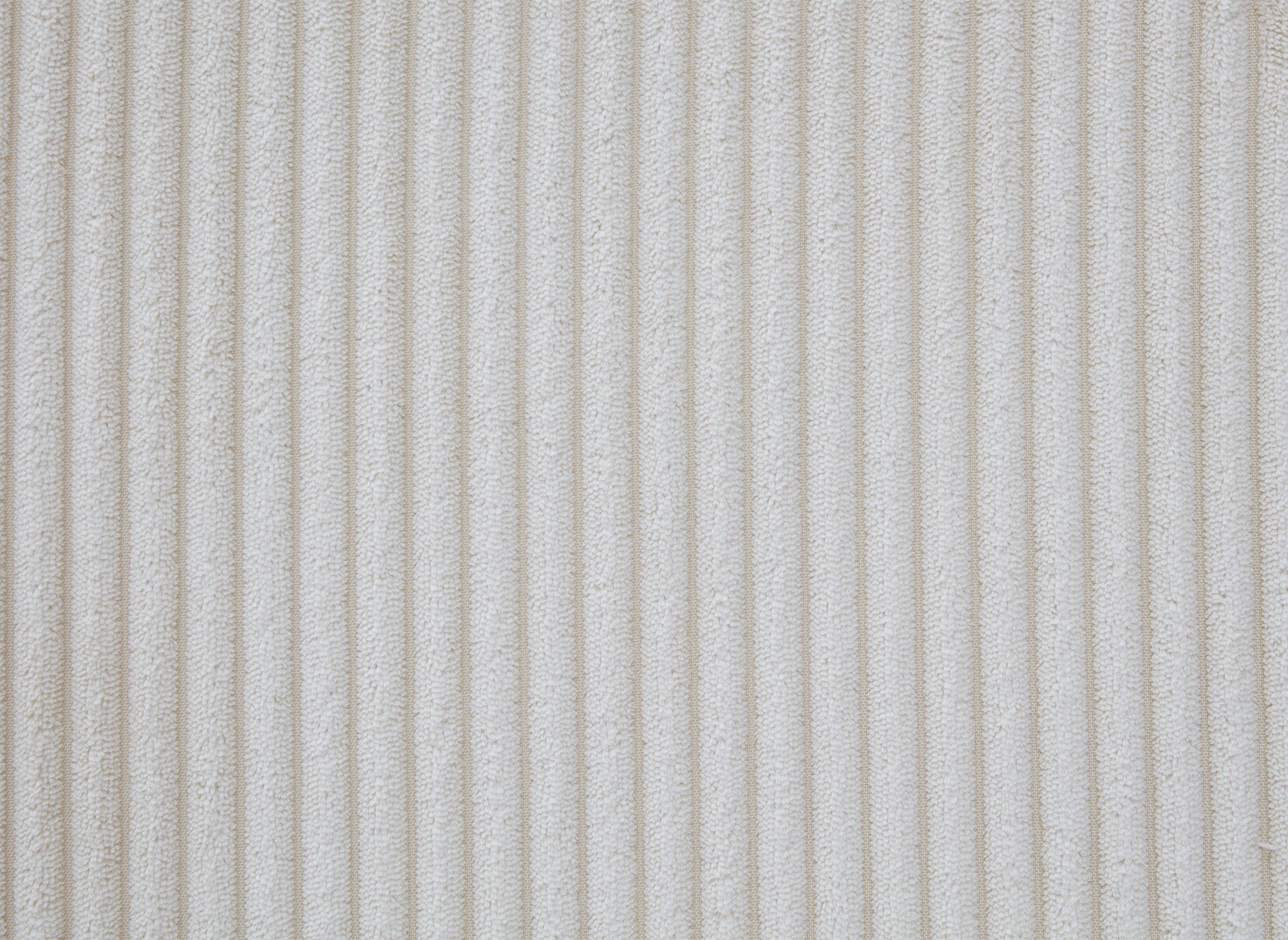 Canapé d'angle modulable en velours côtelé épais beige HARLEM