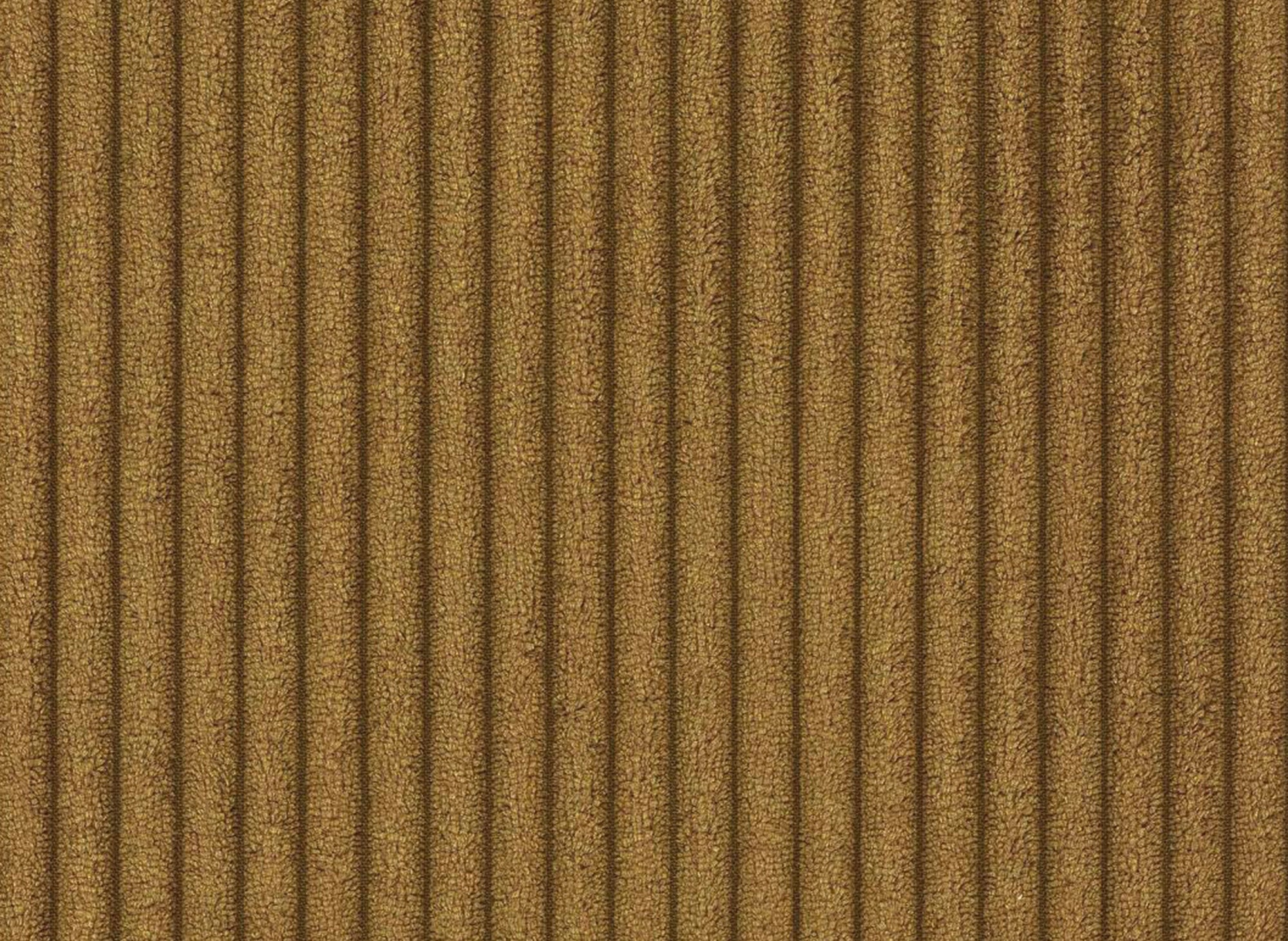 Canapé panoramique convertible avec coffre en velours cotelé moutarde - JADE