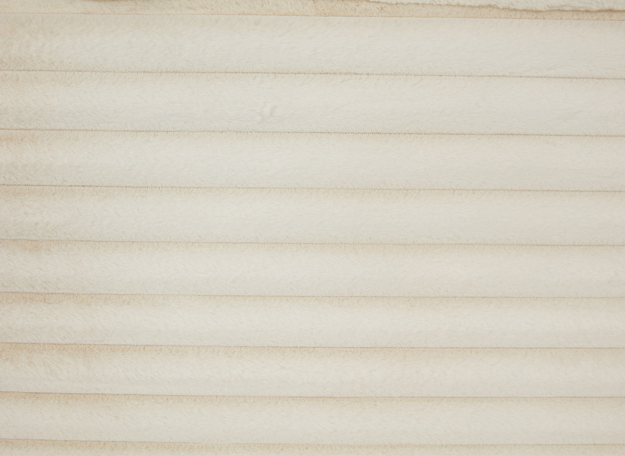 Canapé droit 2 places en gros côtelé doux beige DAHO