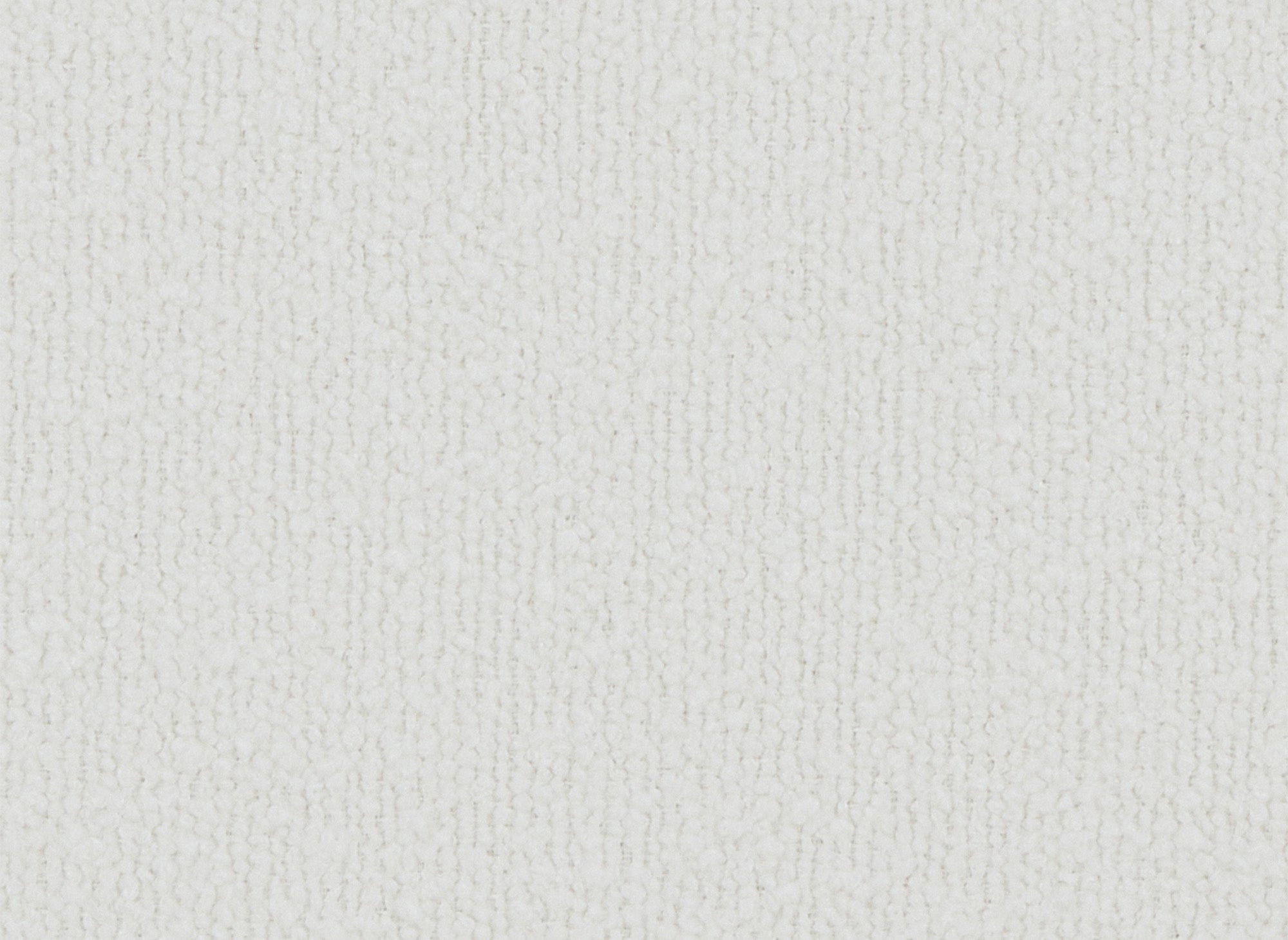 Canapé d'angle modulable en tissu effet peau de mouton blanc écru HARLEM