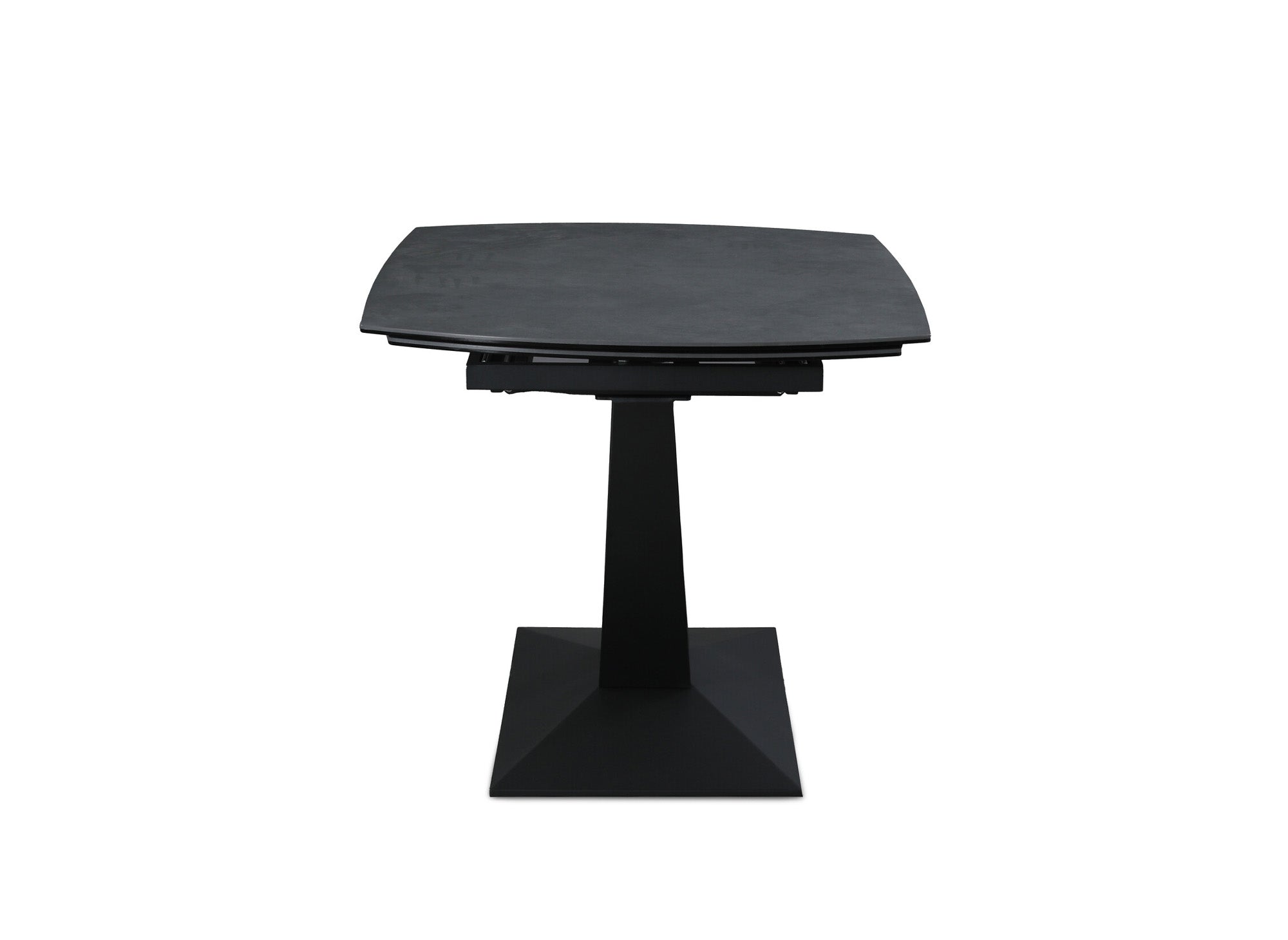 Table à manger extensible en céramique noire 6-8 personnes ELIAD
