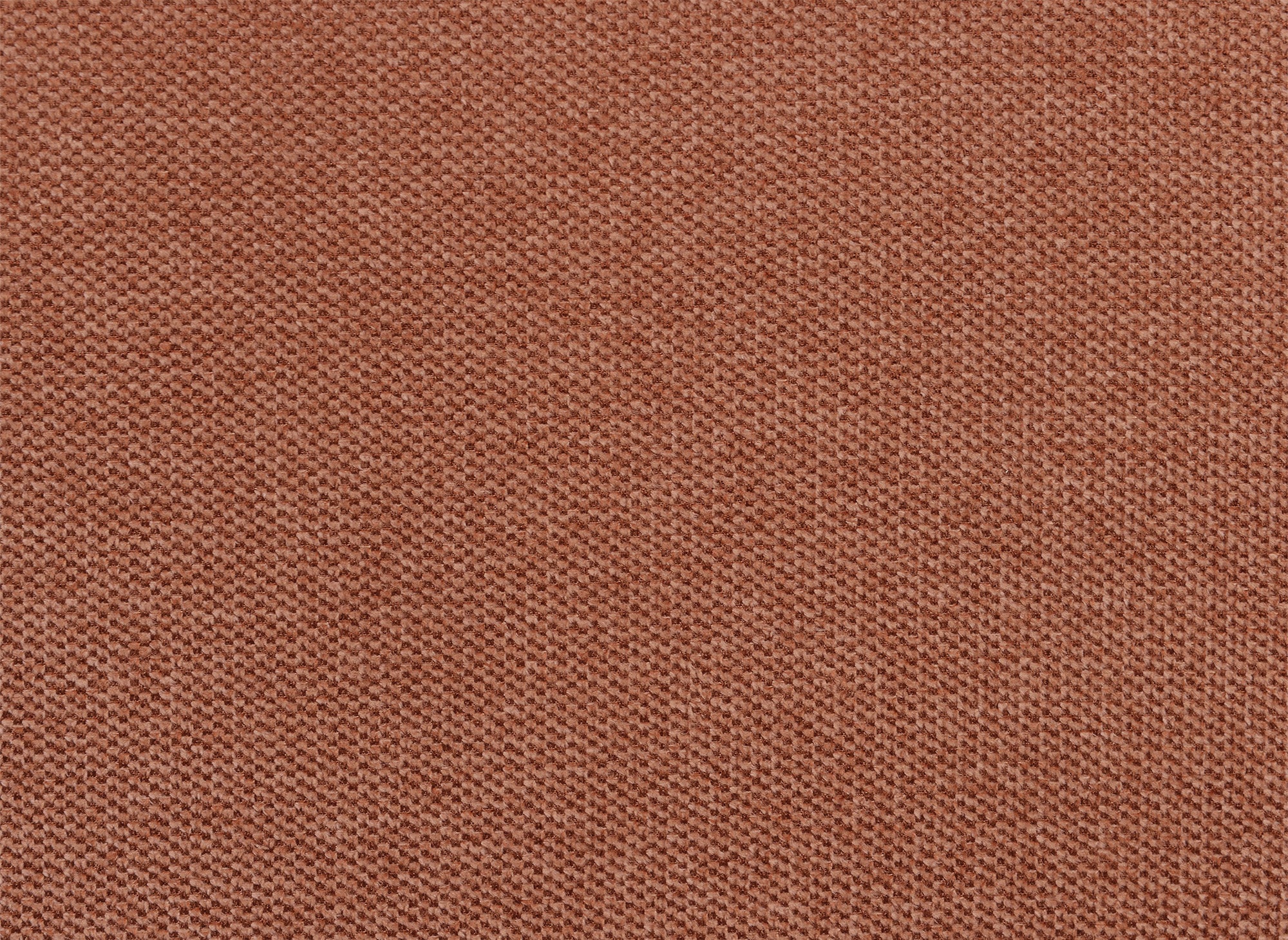 Canapé d'angle convertible avec coffre en tissu terracotta HAVEN - Angle gauche