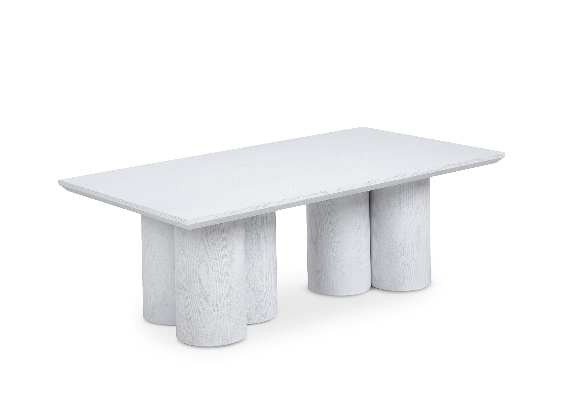 Table basse blanche pieds forme organique ROSALIA
