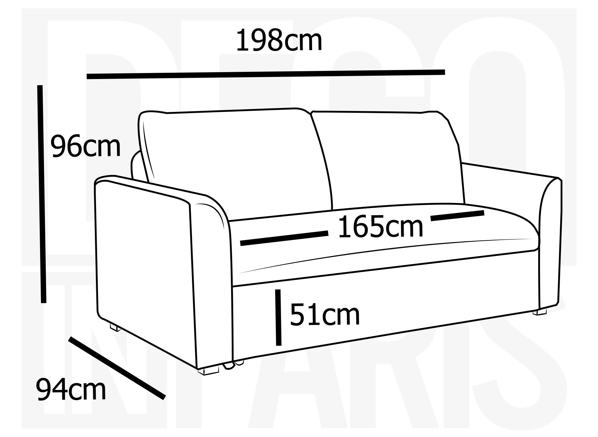 Canapé convertible 3 places en velours côtelé épais gris MAYLIE