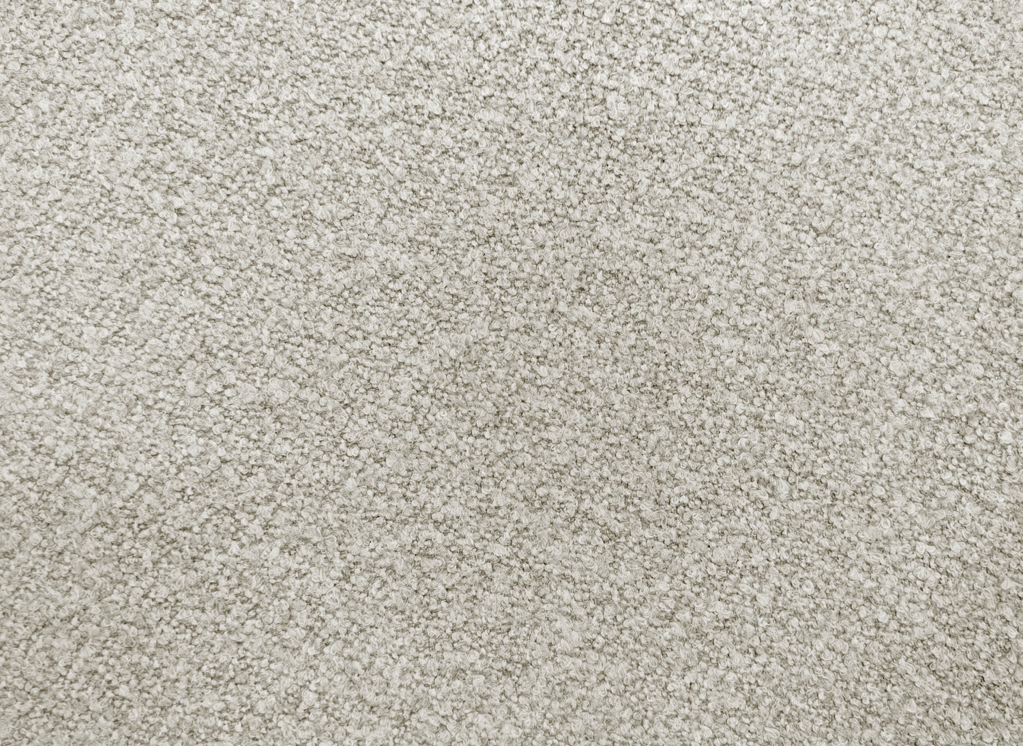 Canapé 3 places en tissu bouclette beige EZRA