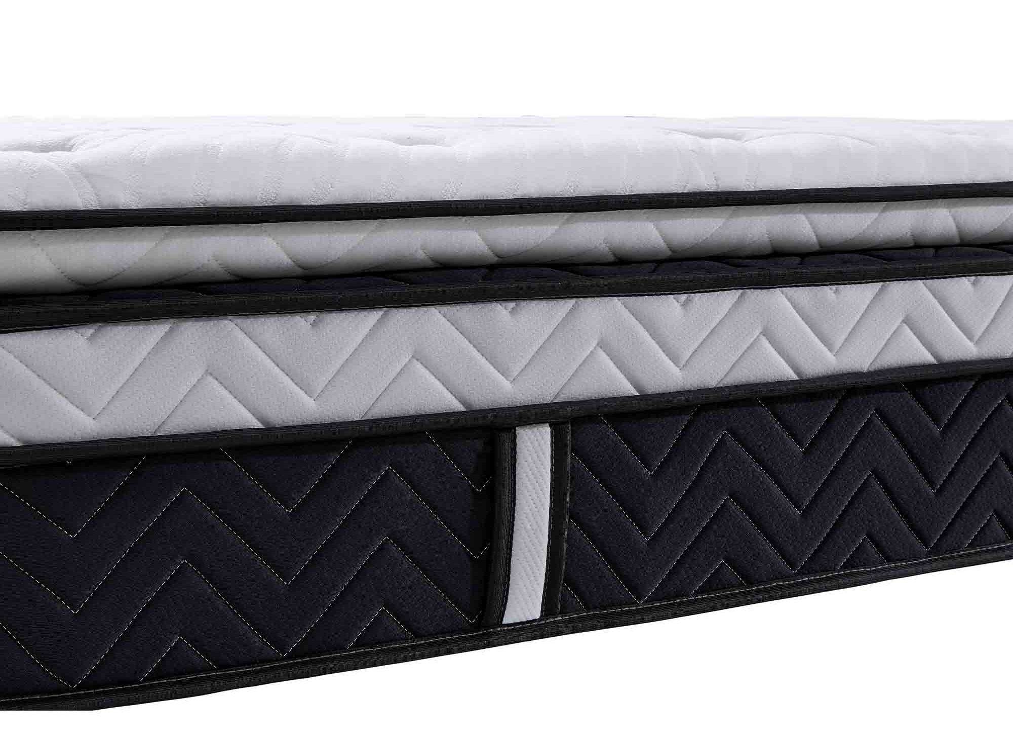 Matelas hybride mémoire de forme 140 x 190 cm épaisseur 35 cm - CLOUDY
