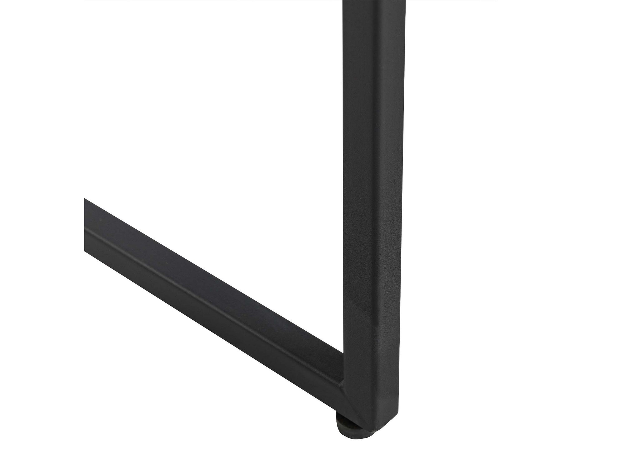 Bureau 2 tiroirs en bois clair et métal noir TISSIA