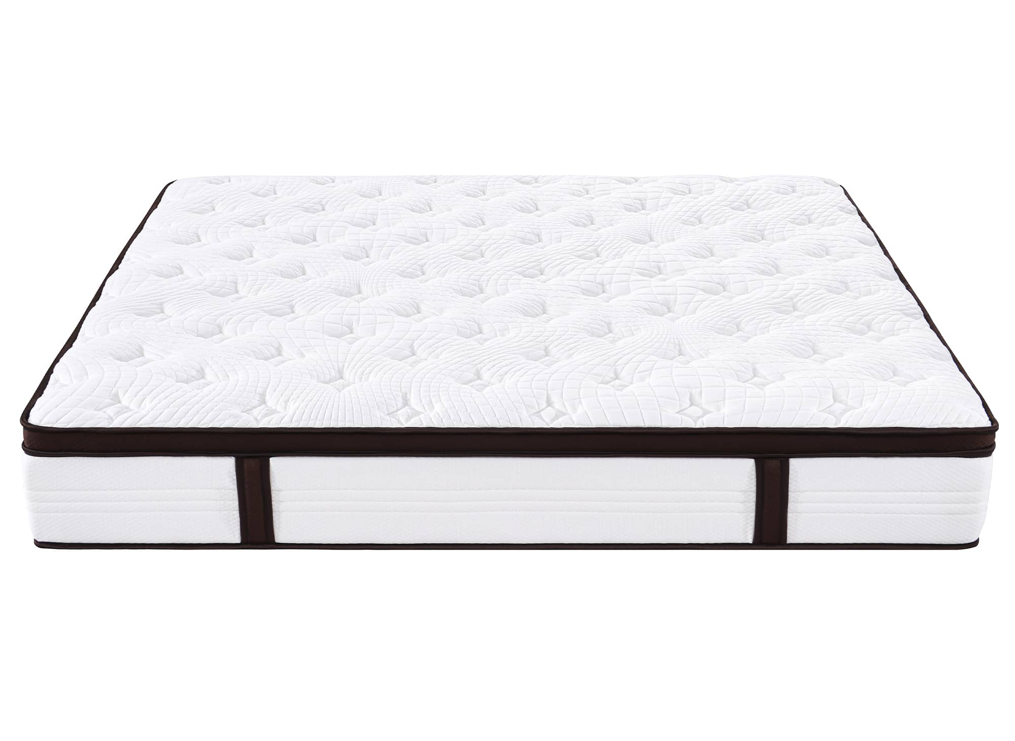 Matelas hybride mousse et ressorts ensachés 180 x 200 cm épaisseur 30 cm MANOA