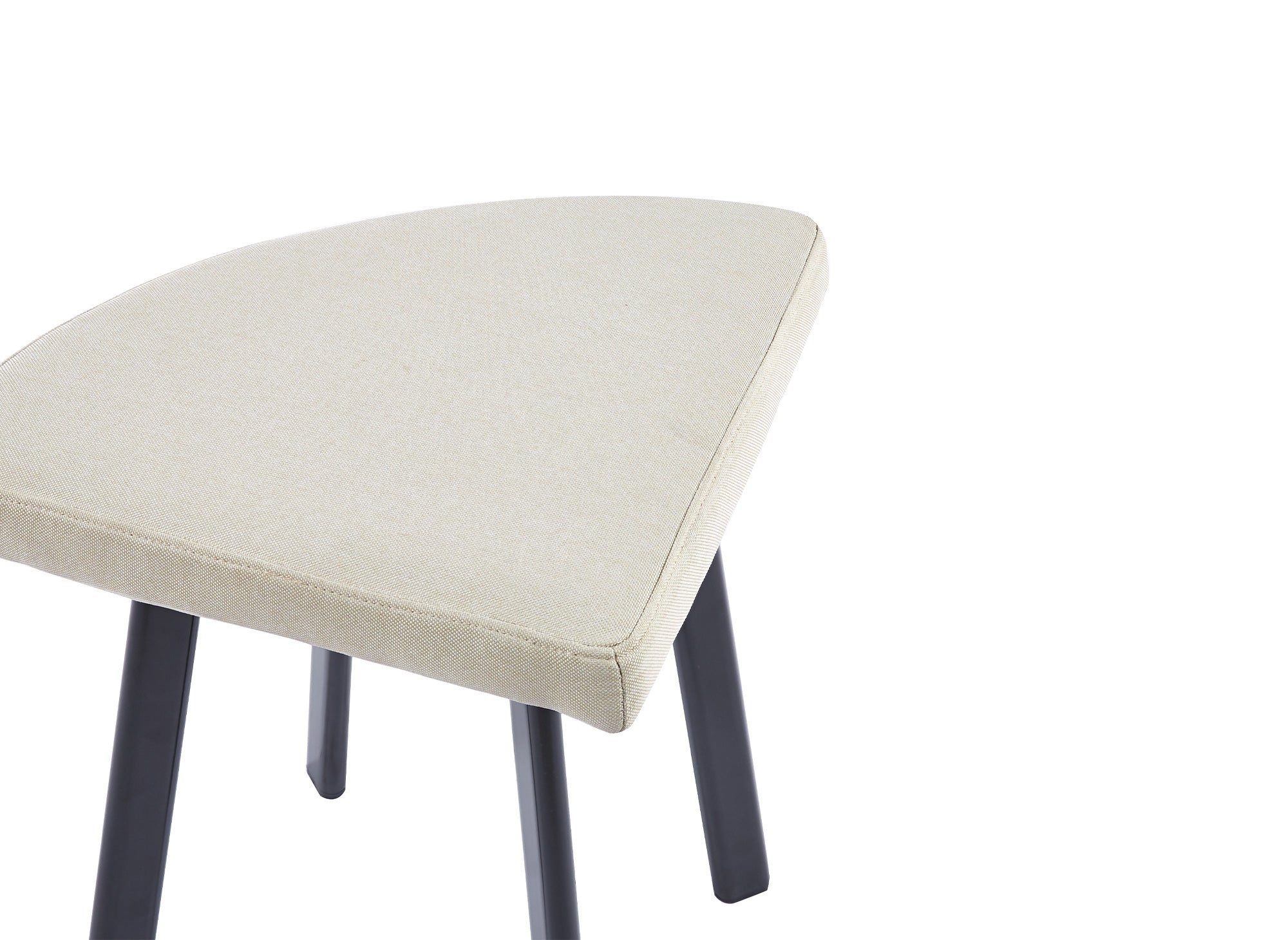 Ensemble table à manger en bois avec 4 tabourets beige IRINA