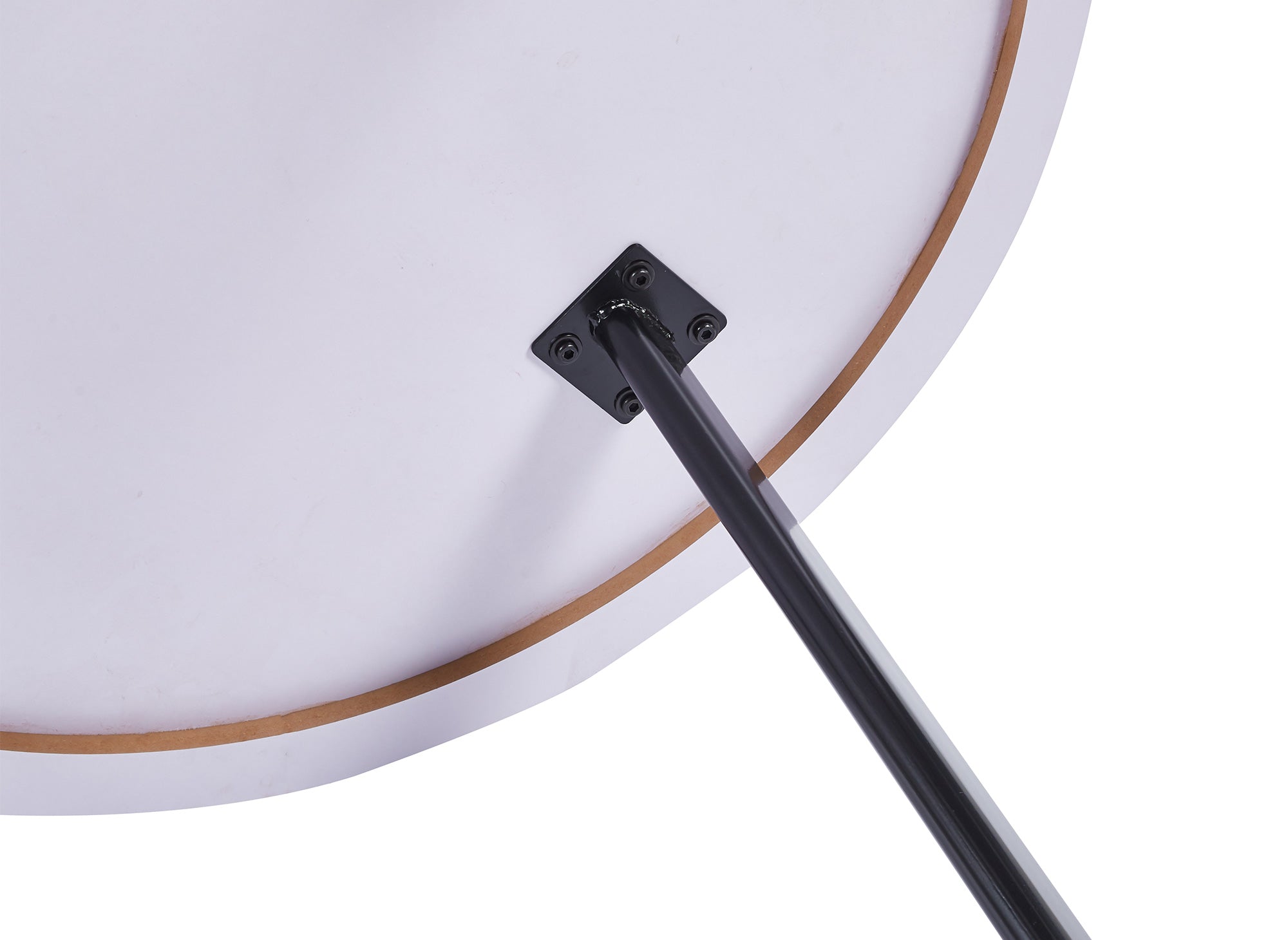 Ensemble table à manger en bois avec 4 tabourets beige IRINA