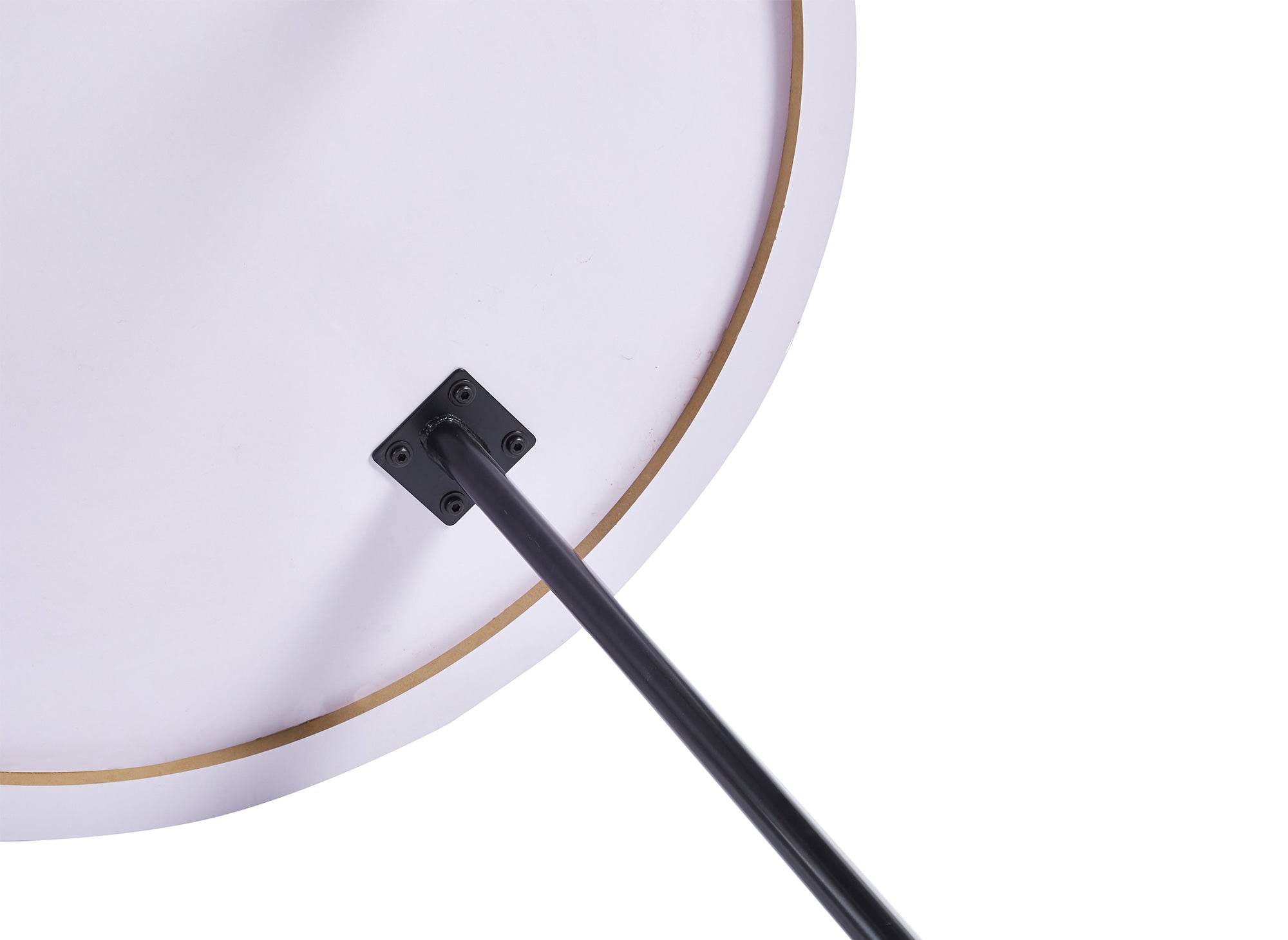 Ensemble table à manger en bois gris clair avec 4 tabourets gris IRINA