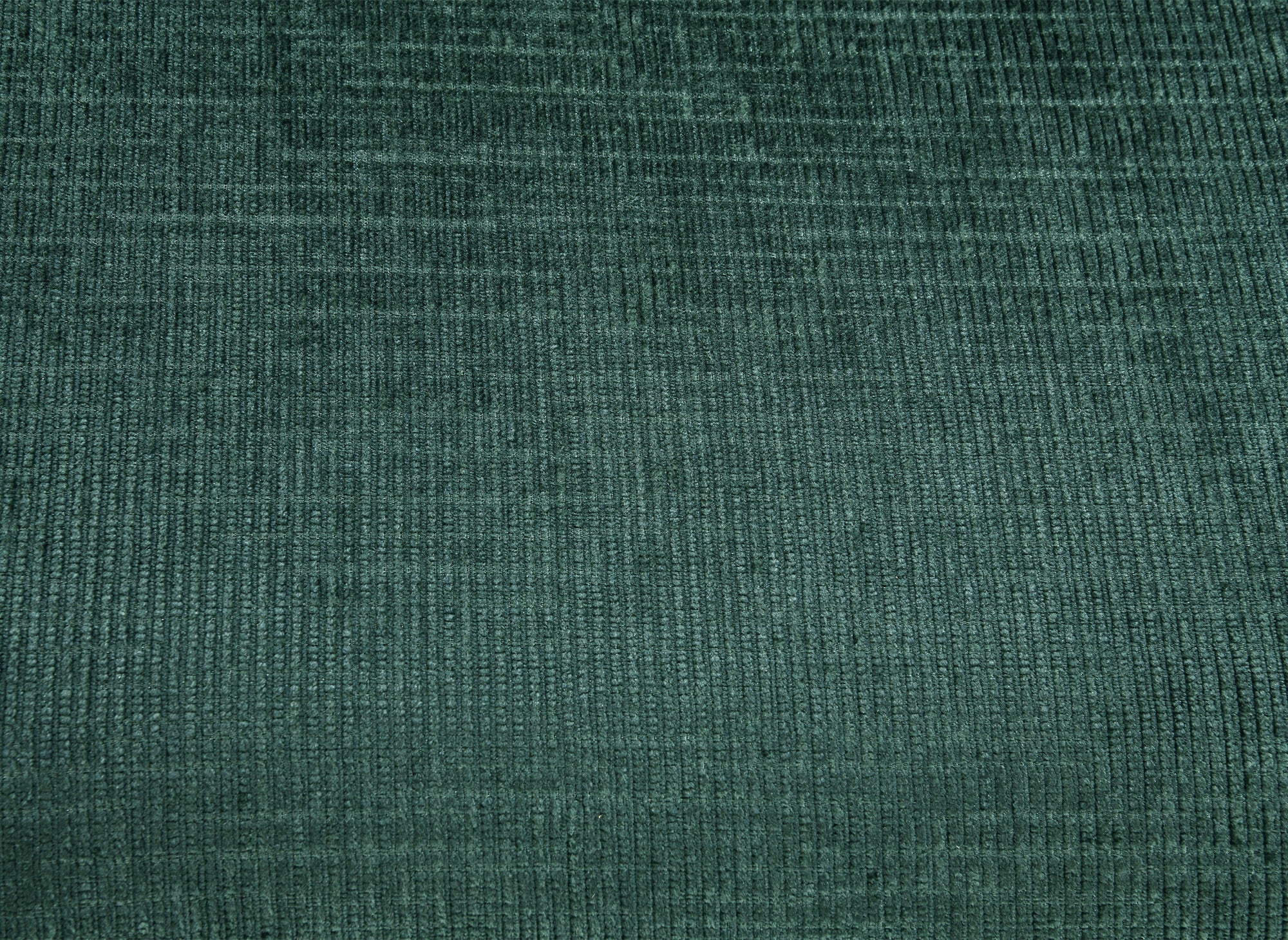 Divano angolare trasformabile con cassapanca in velluto screziato verde LUFY - Angolo retto