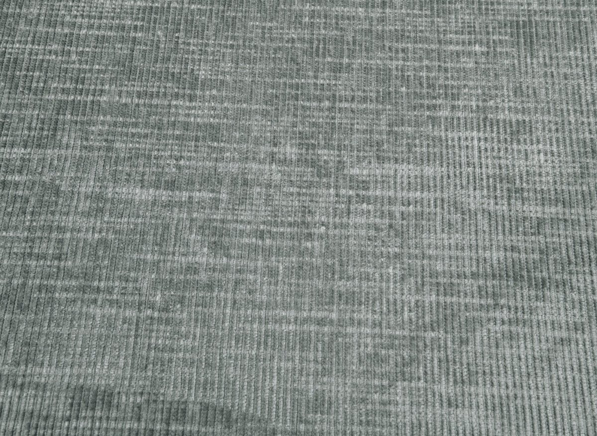 Canapé convertible avec coffre en velours chiné gris BARNEY - Angle gauche - DécoInParis