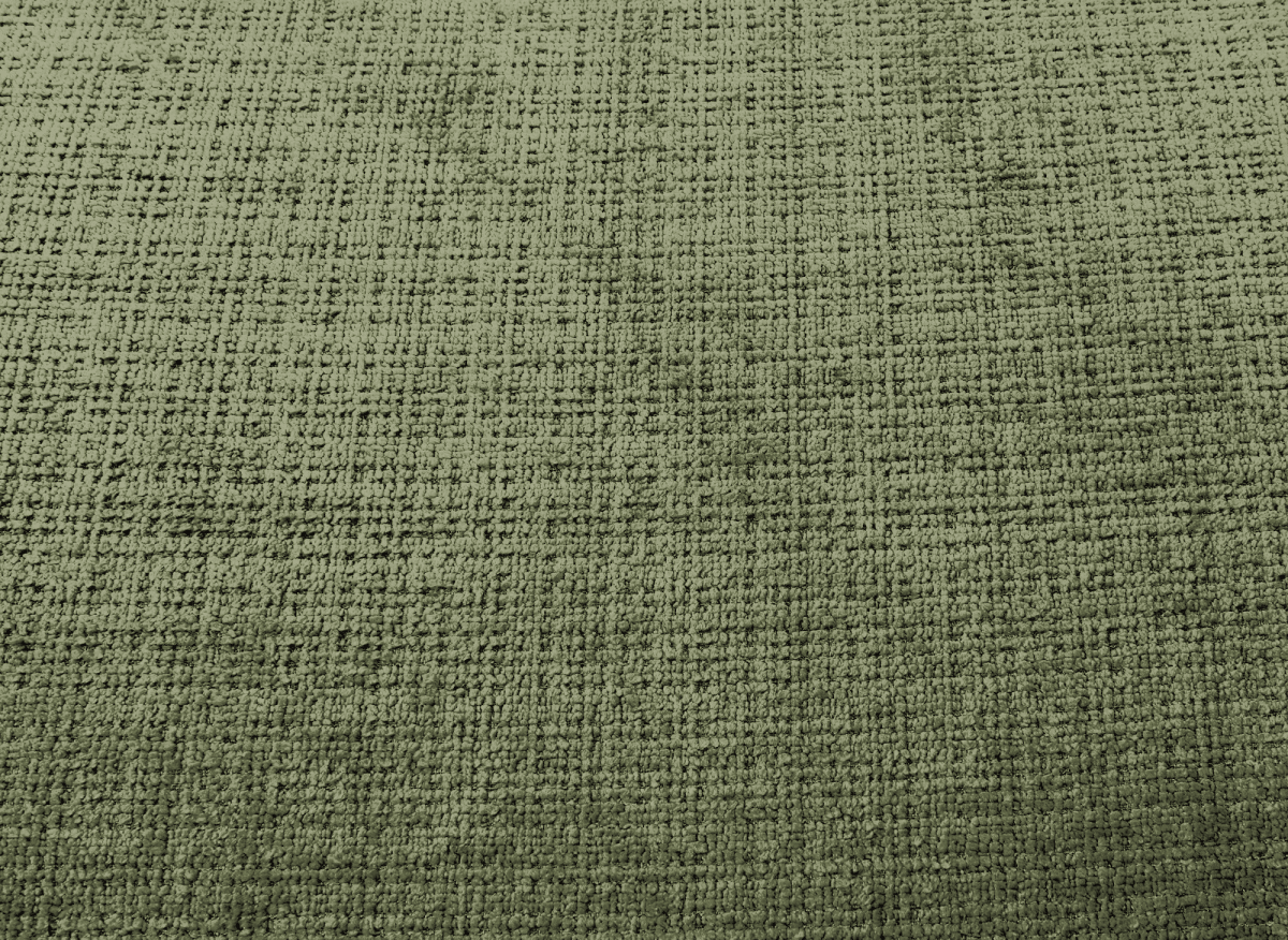 Canapé d'angle convertible avec coffre en velours chiné vert olive MAHLONE - Angle droit - DécoInParis