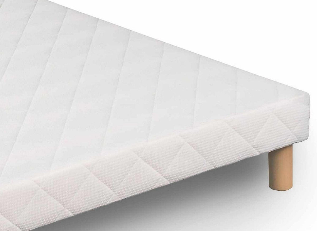 Ensemble 160x200 sommier tapissier + Matelas en mousse 20 cm - AWAN - DécoInParis