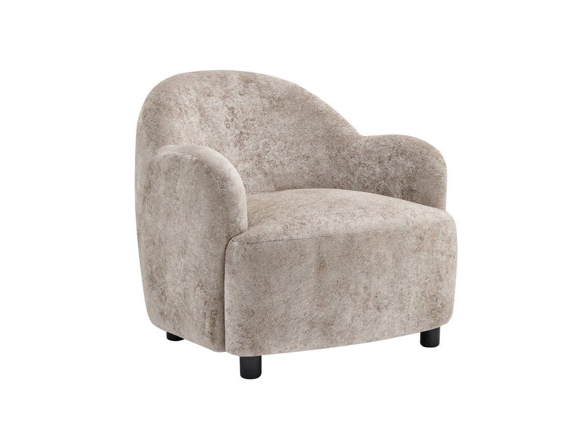 Poltrona SWING in velluto beige - DécoInParis