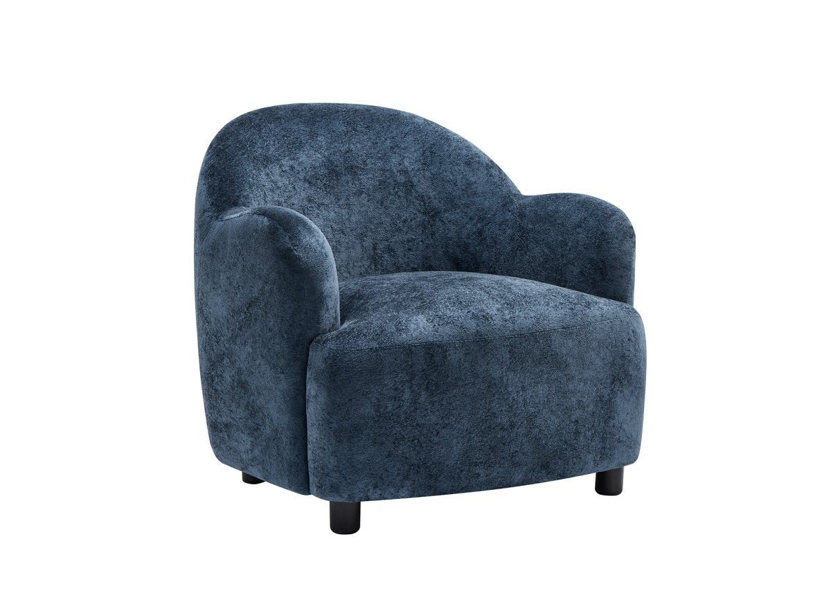 Poltrona SWING in velluto blu - DécoInParis