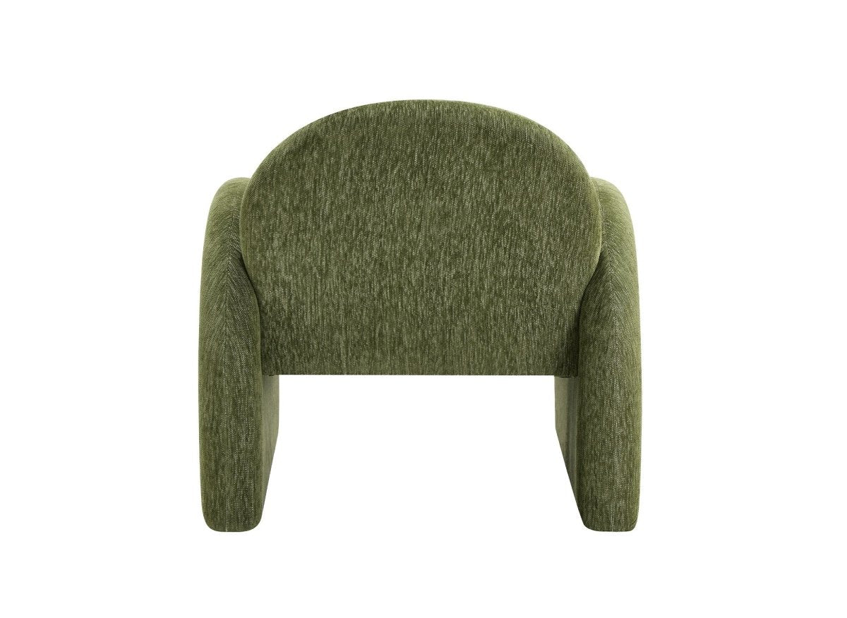 Poltrona in velluto verde VOLTAIRE - DécoInParis