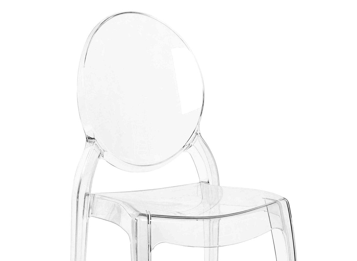 Lot de 4 chaises design en plexi transparent TOLGA - DécoInParis