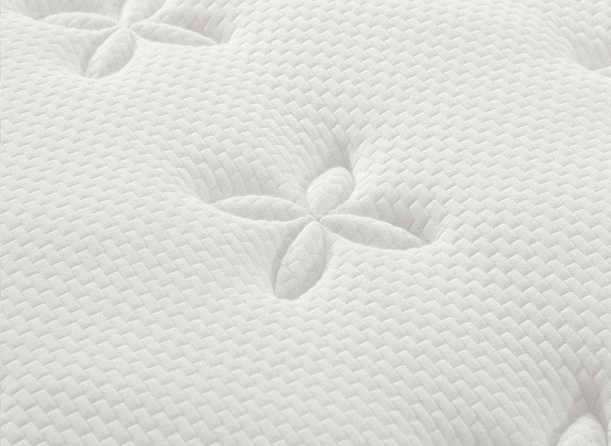 Matelas hybride BAMBOO 180 x 200 cm ressorts ensachés et mémoire de forme épaisseur 30 cm - DécoInParis
