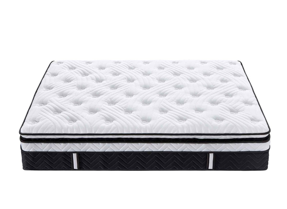 Matelas hybride mémoire de forme 140 x 190 cm épaisseur 35 cm - CLOUDY - DécoInParis