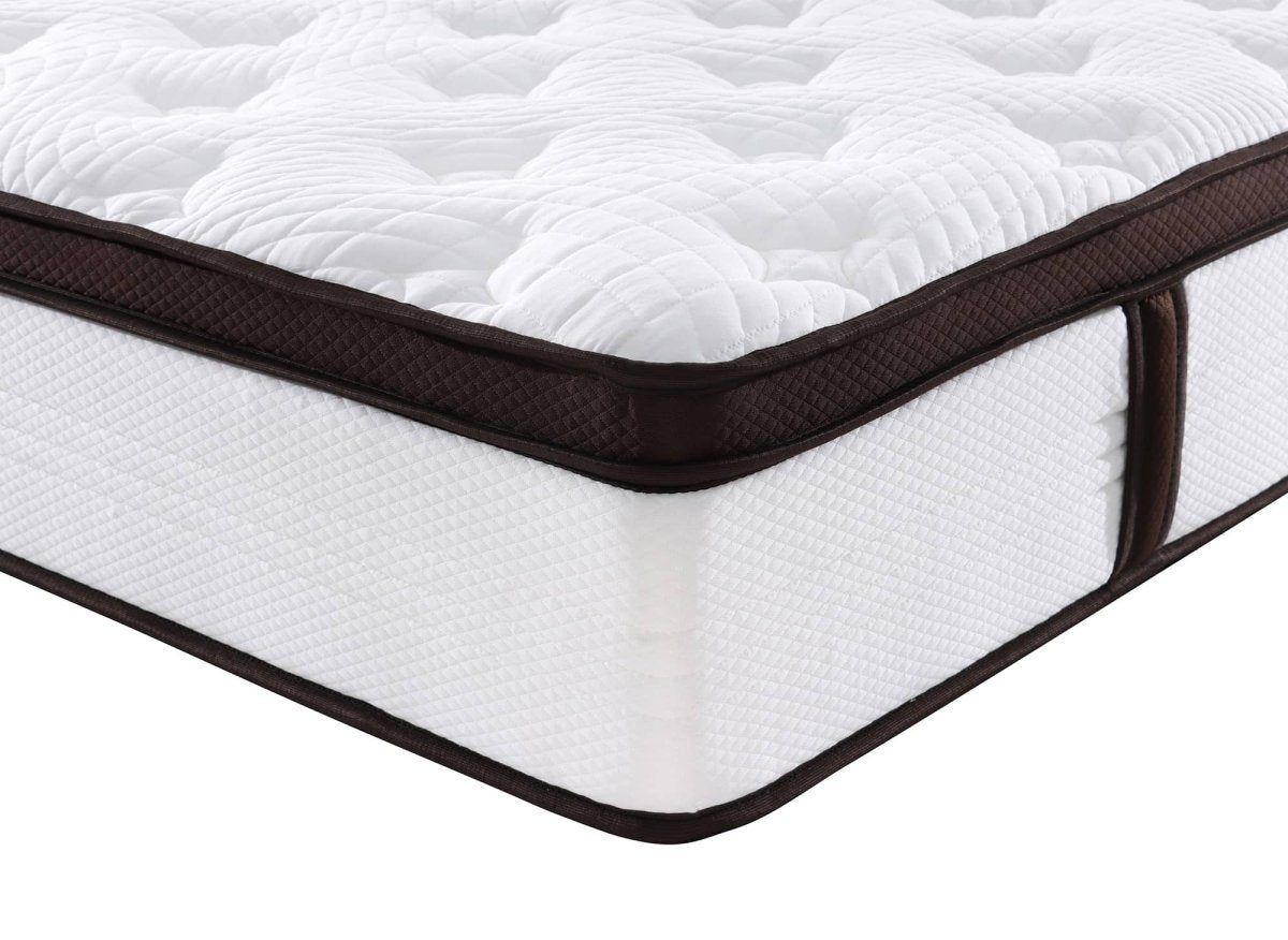 Matelas hybride mousse et ressorts ensachés 140 x 190 cm épaisseur 30 cm MANOA - DécoInParis