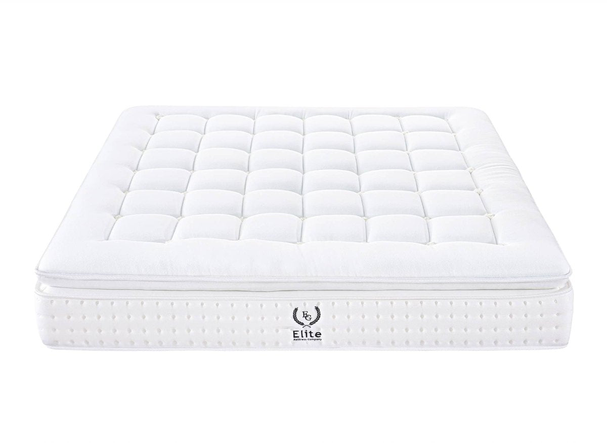 Matelas hybride mousse mémoire en gel et ressorts ensachés 140 x 190 cm épaisseur 31 cm SERENA - DécoInParis