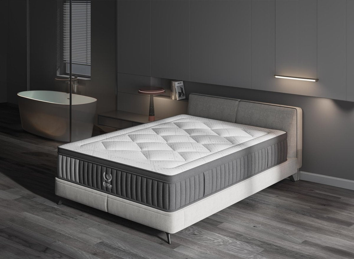 Matelas hybride ressorts ensachés 180 x 200 cm épaisseur 30 cm ASTRO - DécoInParis