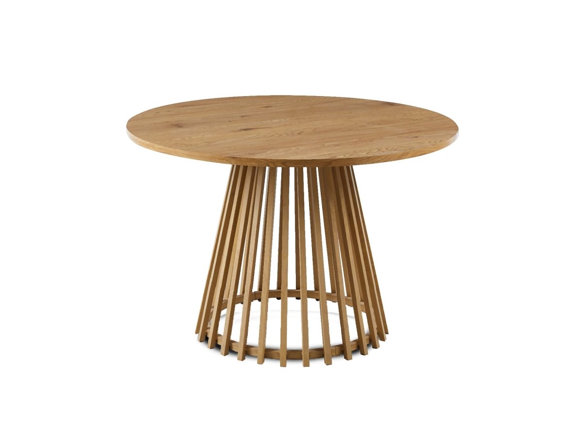 Table à manger ronde pied design HIBEA - DécoInParis