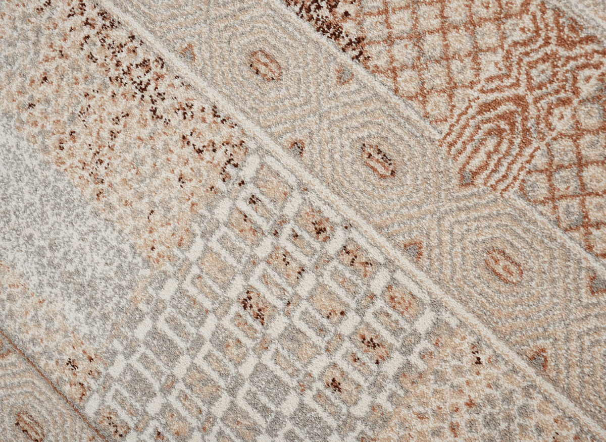 Tapis à motifs orientaux beige et marron 160 x 230 cm LUMA - DécoInParis