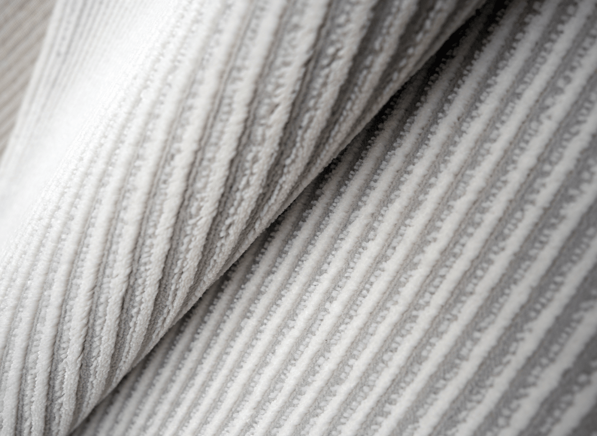 Tapis gris à rayures 200 x 290 cm CLEO - DécoInParis