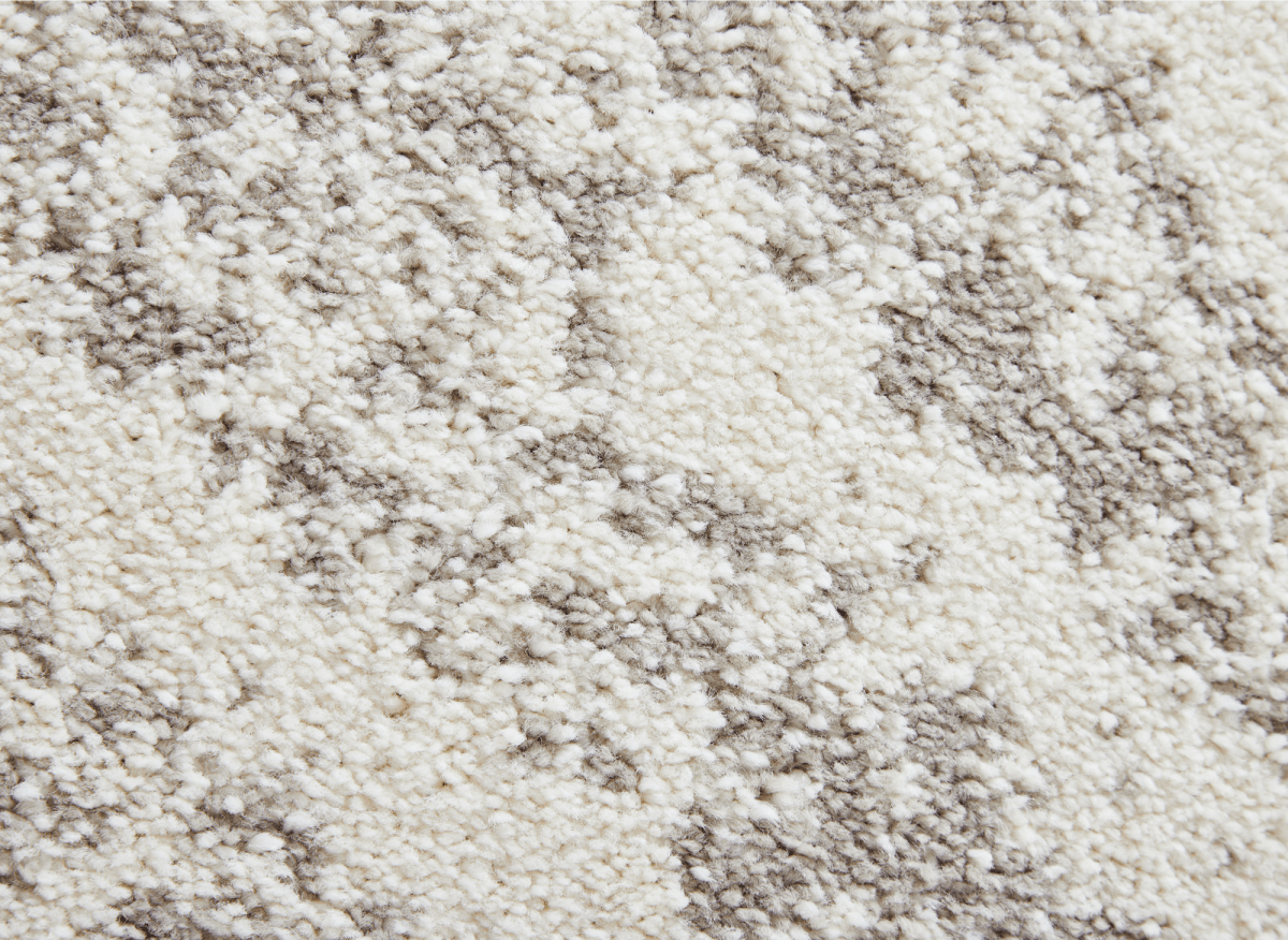 Tapis strié beige et gris 200 x 290 cm NOEA - DécoInParis