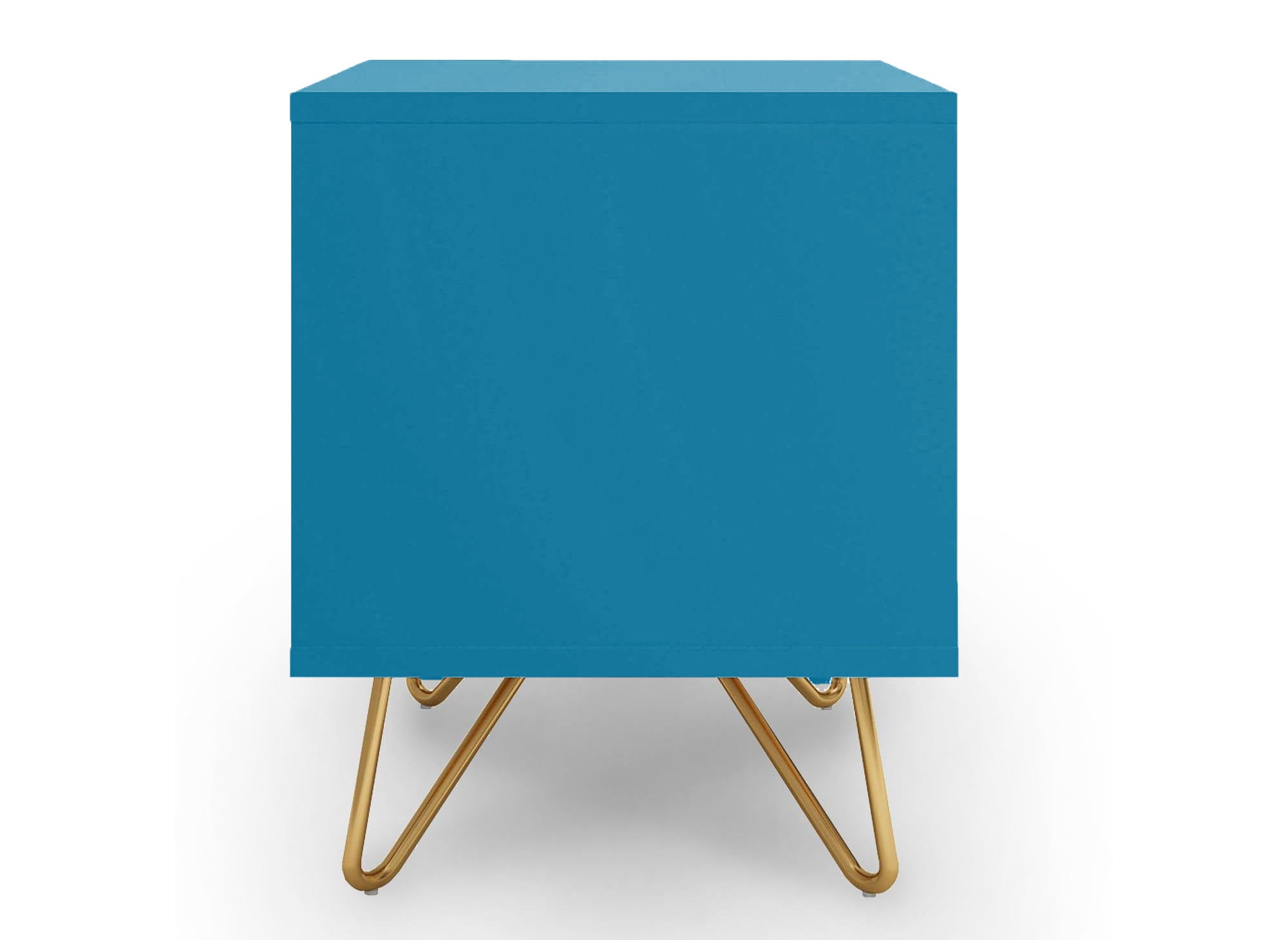 Comodino a 2 cassetti DARINA blu anatra