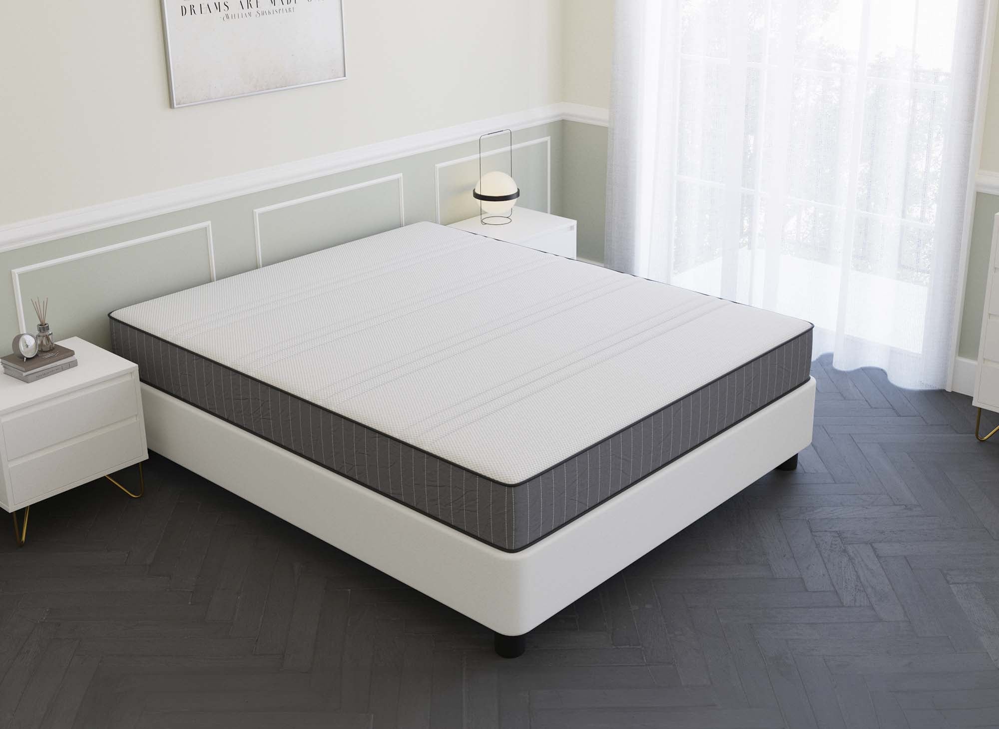 Matelas mousse 140 x 190 cm épaisseur 20 cm AWAN