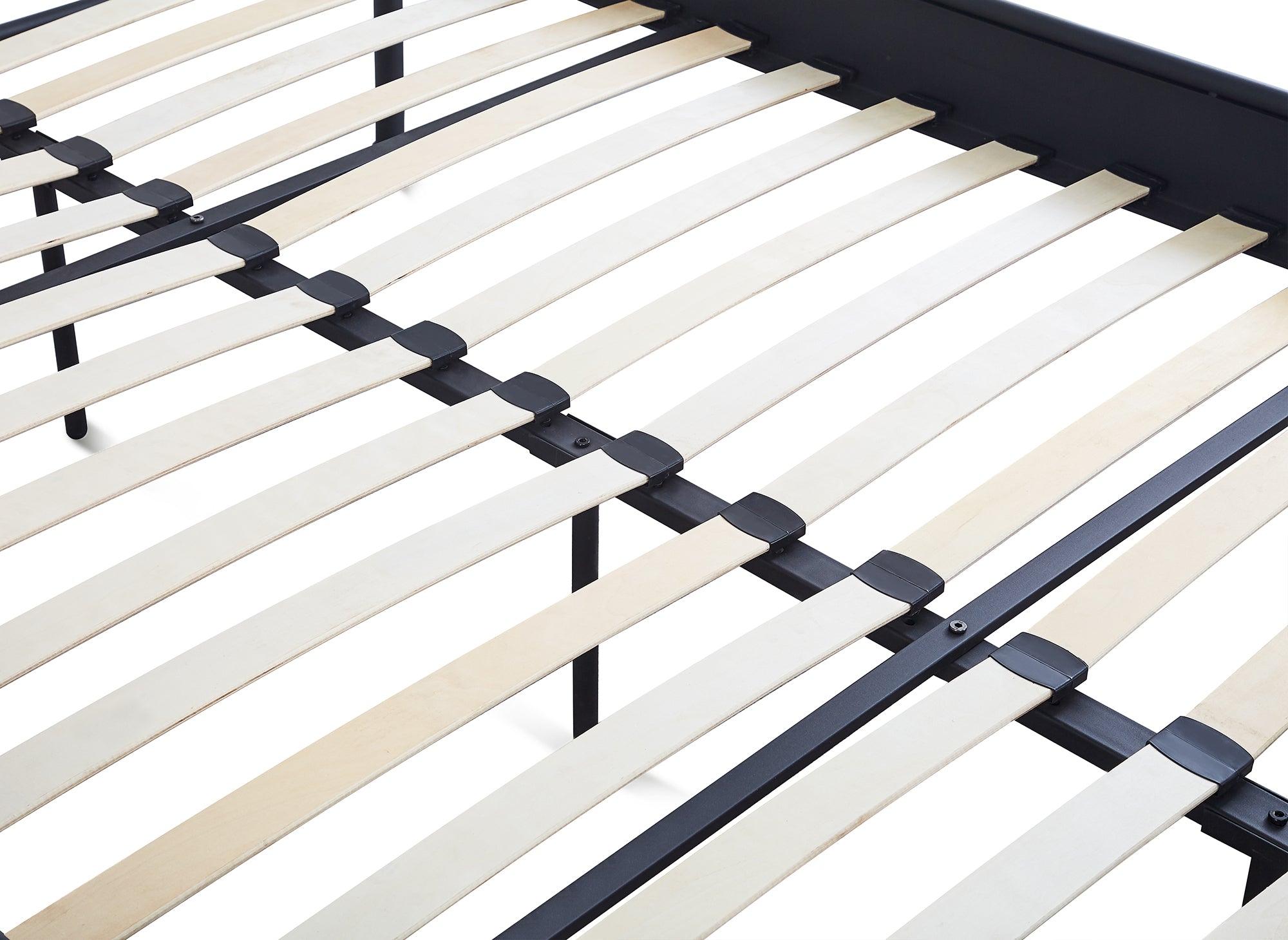 KADY letto matrimoniale in metallo nero 140 x 190 cm