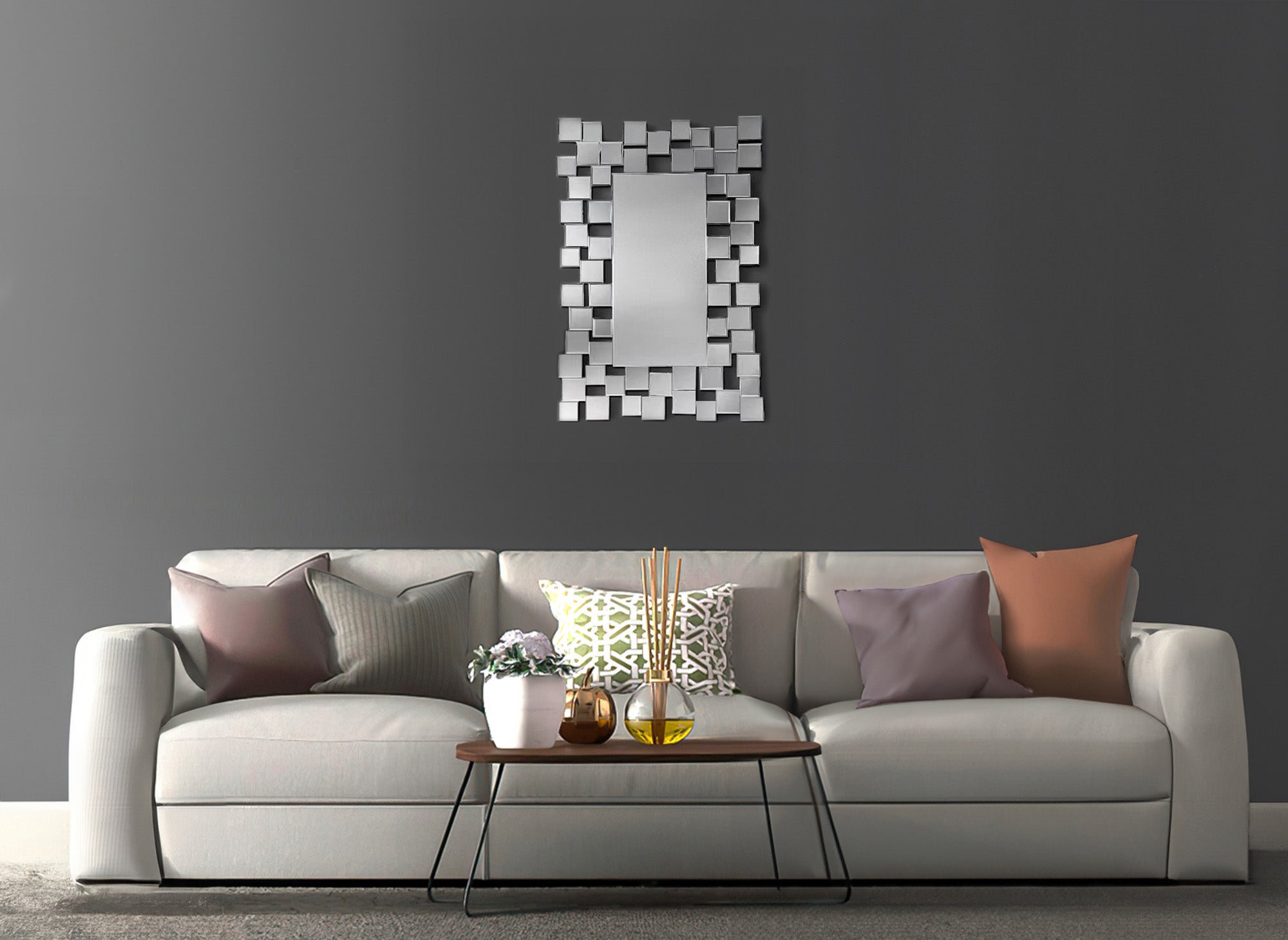 Miroir mural rectangulaire RANNA