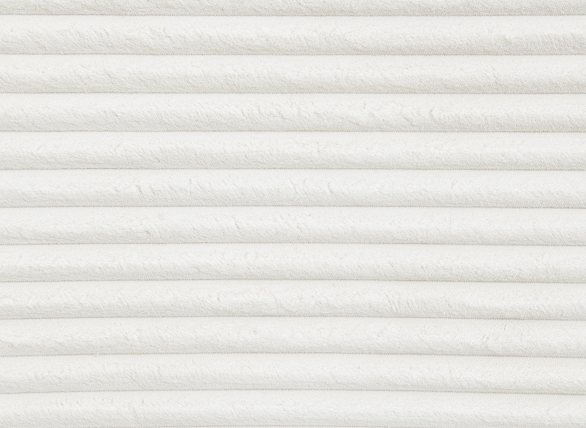 Canapé d'angle convertible avec méridienne et coffre en gros côtelé doux beige TILDA - Angle droit