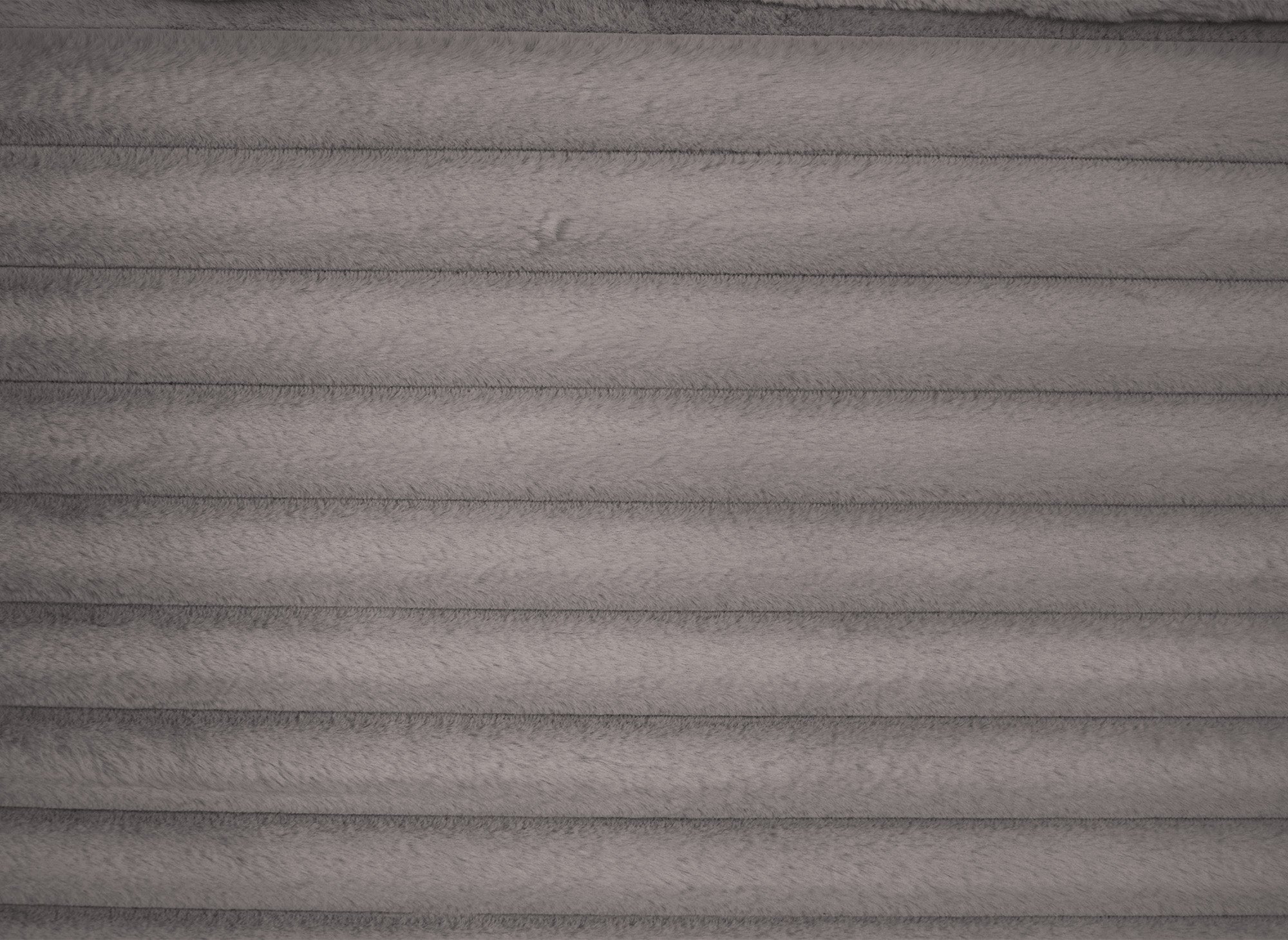 Canapé méridienne 1 place en velours gros côtelé gris DAHO