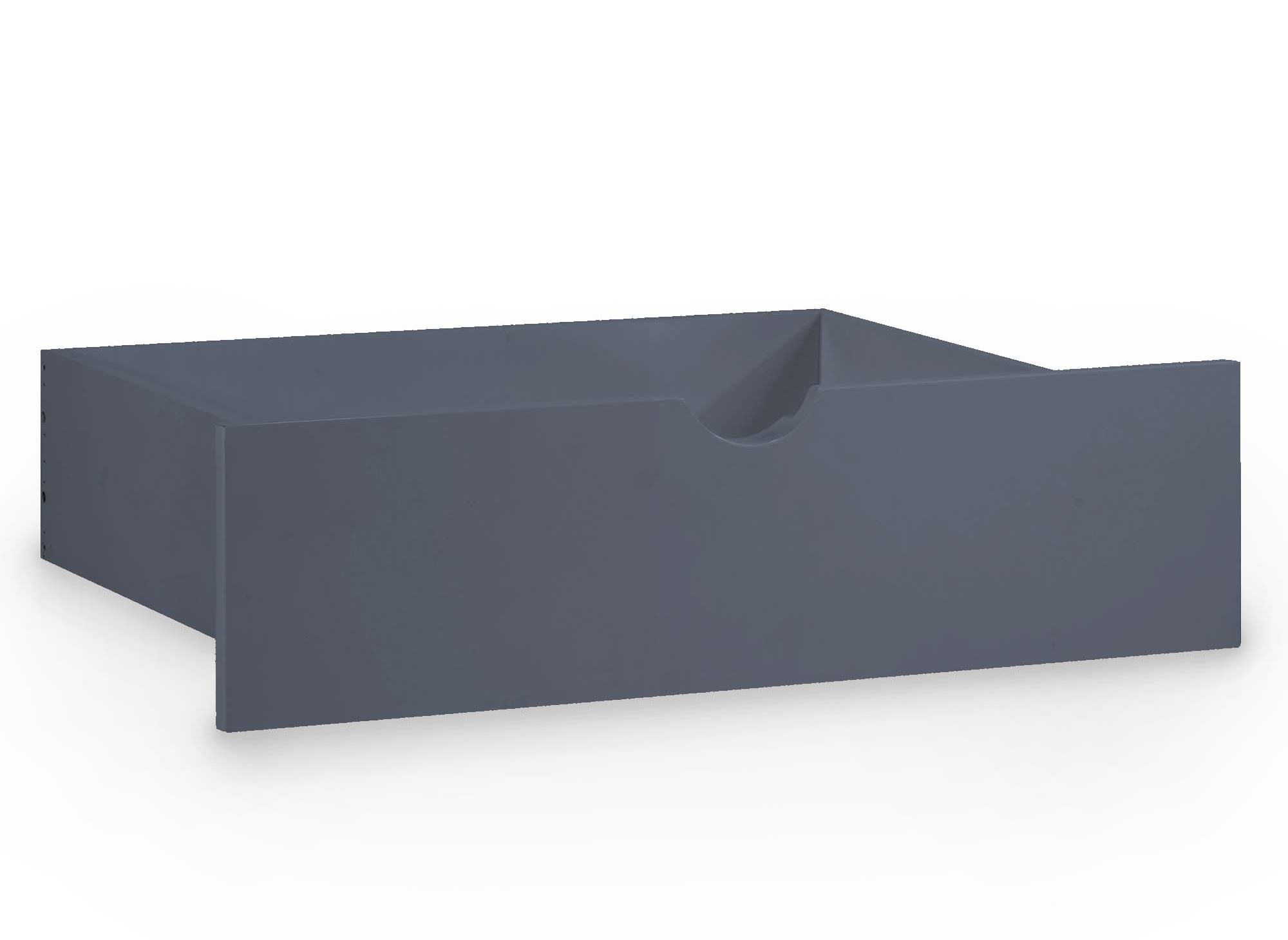 Lit gigogne avec tiroirs en bois gris ENORA 90 x 190 cm